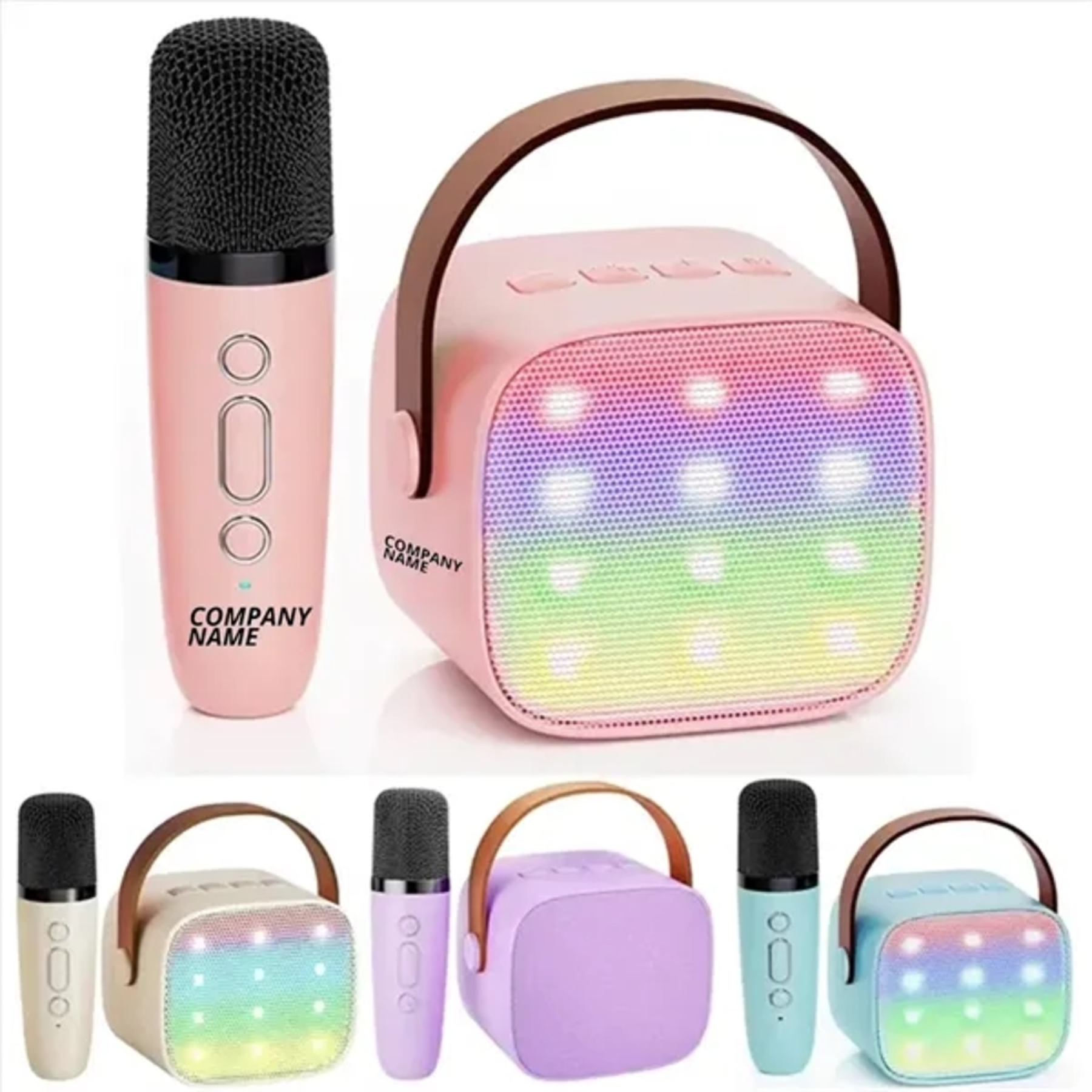Mini Bluetooth Karaoke Machine with Wireless Mic
2