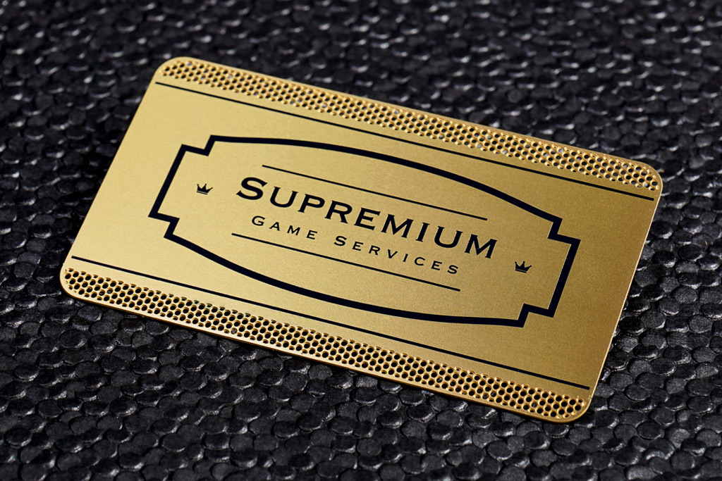 Brass Finish Business Cards 33