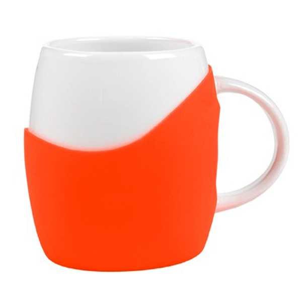 14 oz Rotunda with Silicone Band Mug 41