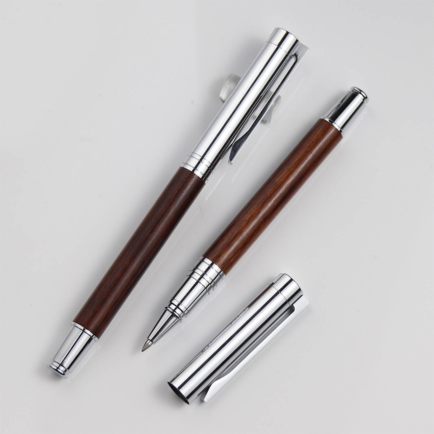 Metal Wooden Ballpoint Pen Premium Gift 4