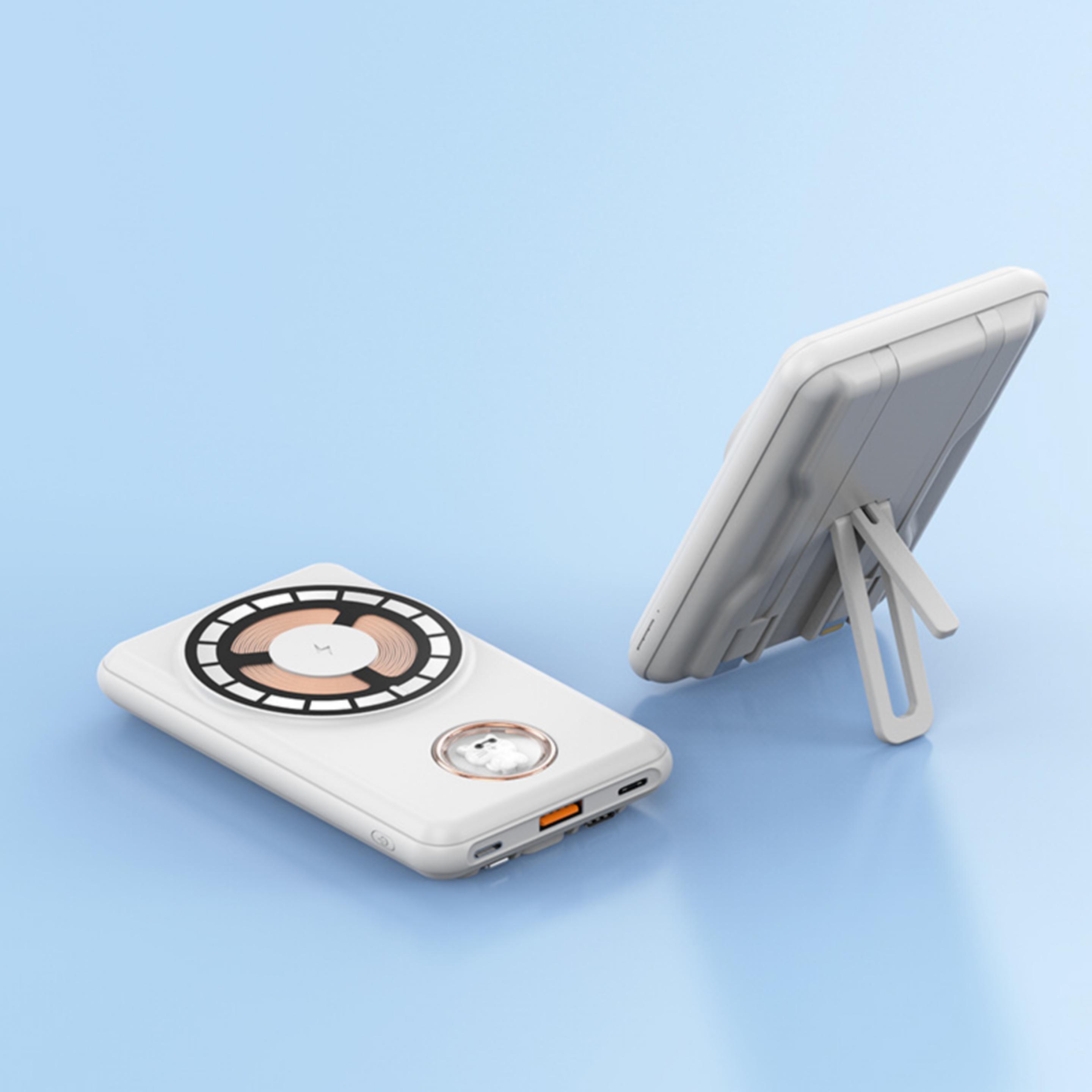 Magnetic wireless charging power bank with stand 6