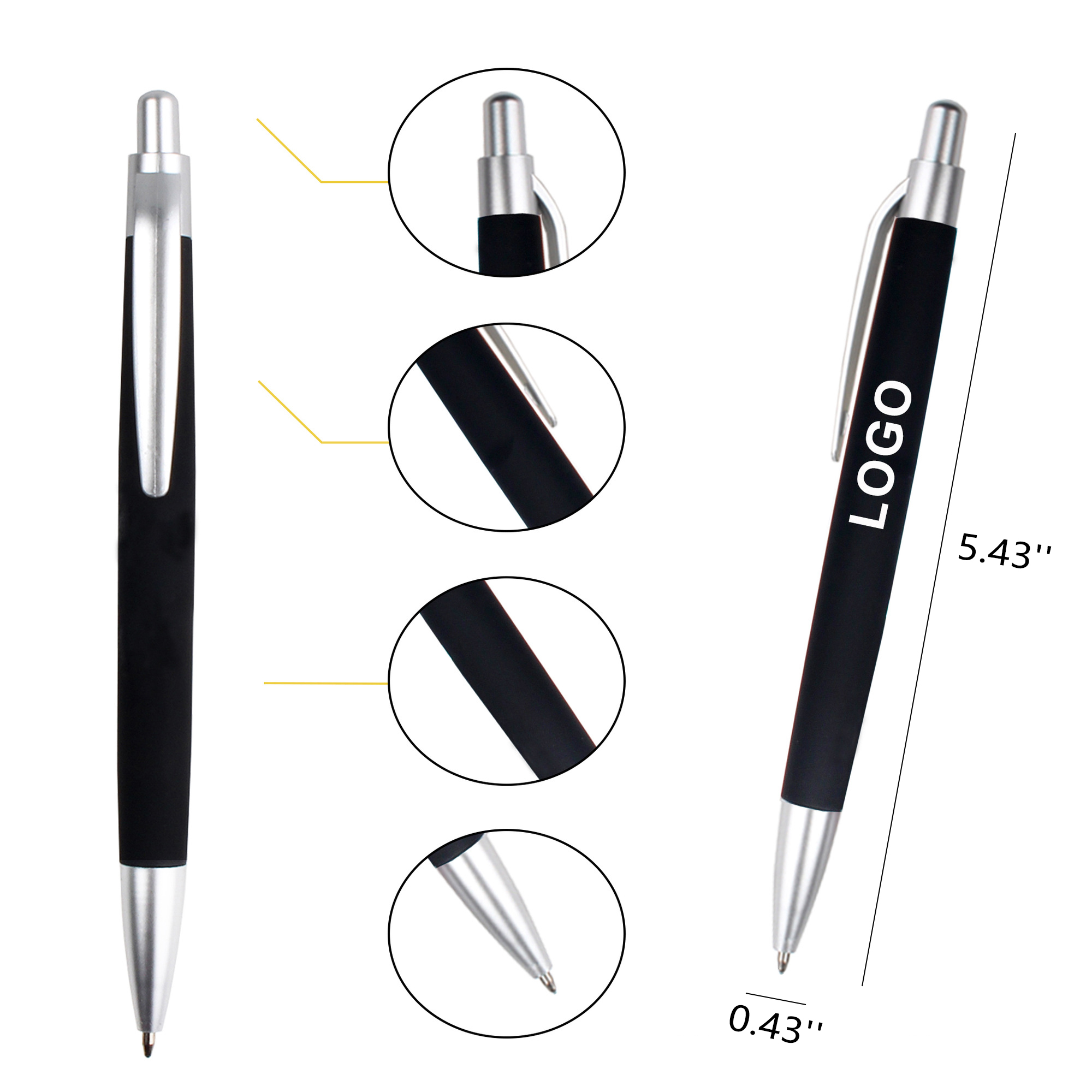 Retractable Stylus Ballpoint Pen MOQ 100 4