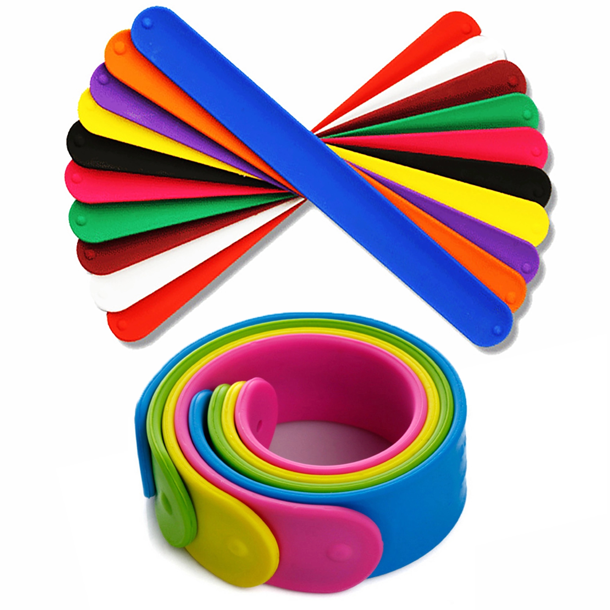 8 1/2"Silicone Slap Bracelet