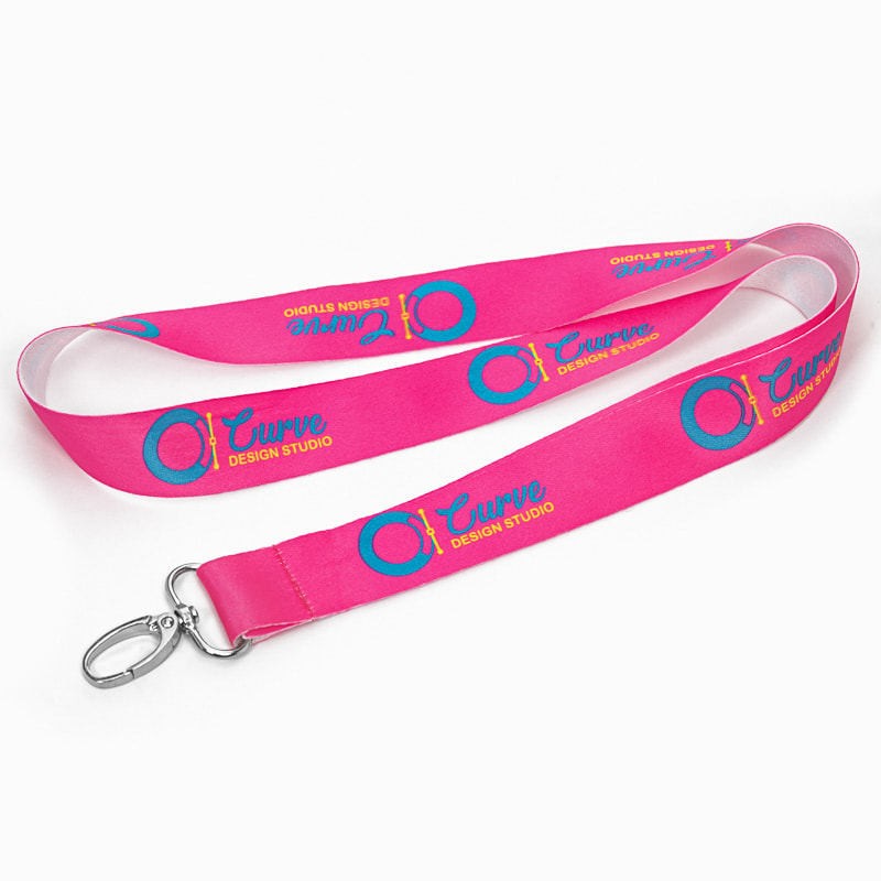 Fluorescent Neon Full Color Lanyards 18