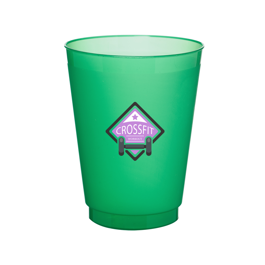 Flexible Frosted Plastic Stadium Cups 16 oz. 13