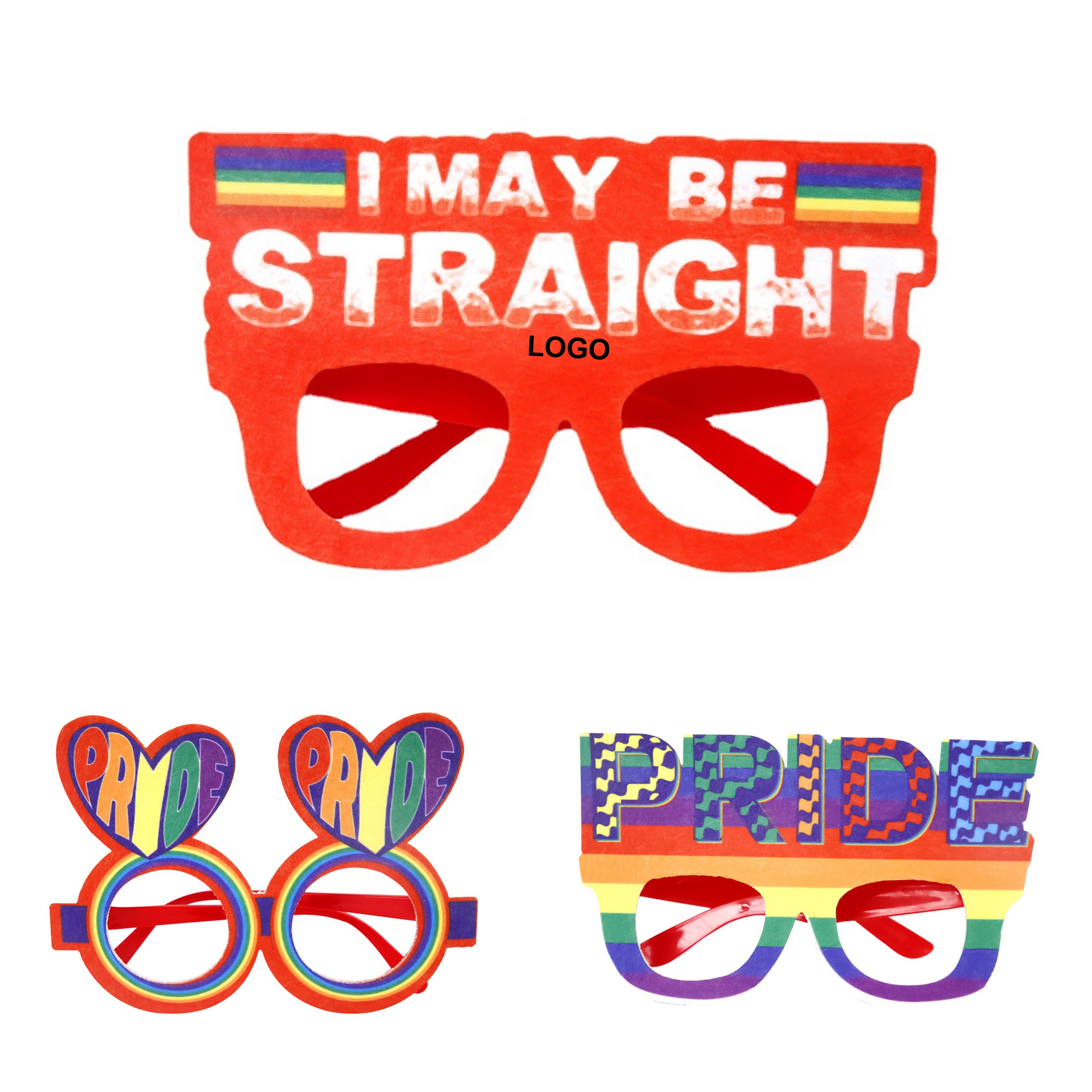Felt Party Eyeglasses (direct import) 3
