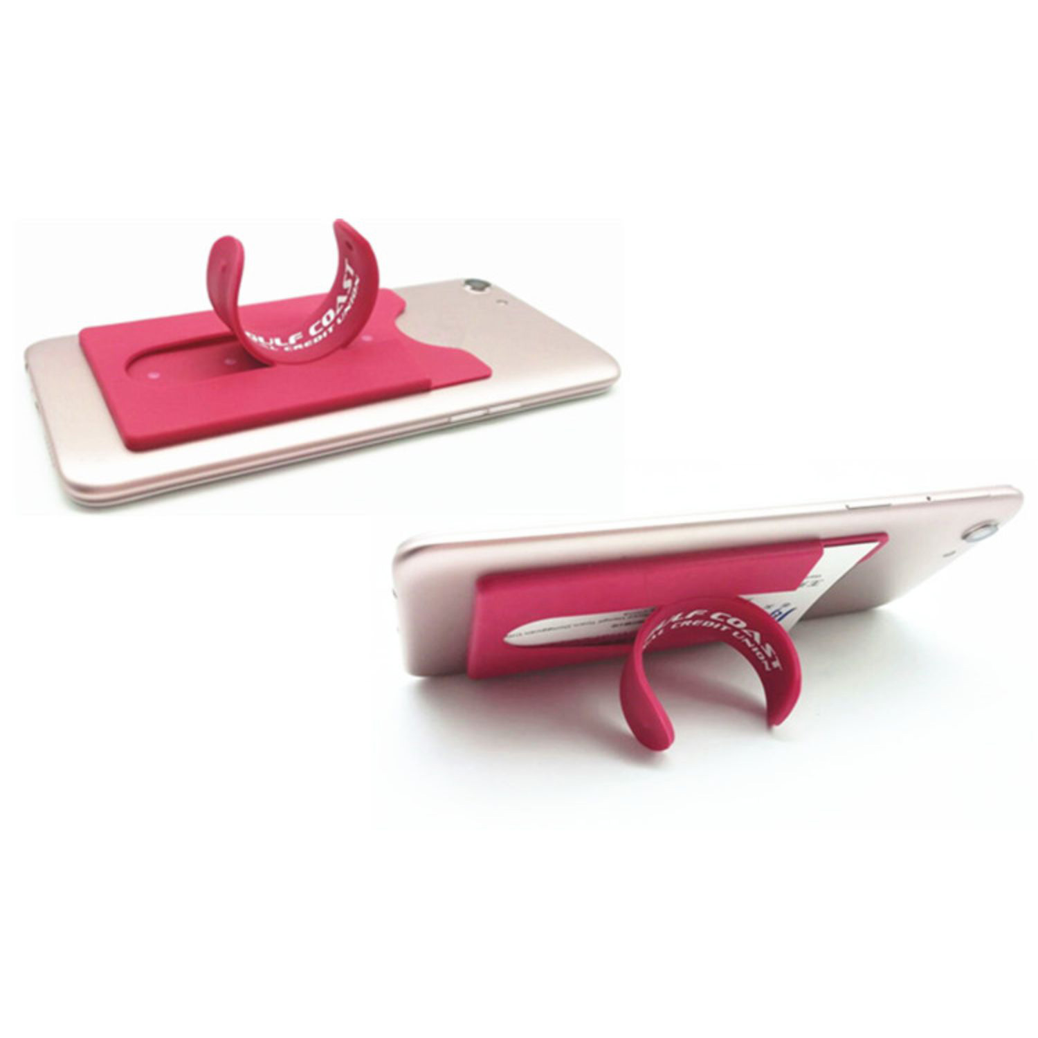 Silicone Phone Wallet Kickstand Sleeve With Cord Organizer 3