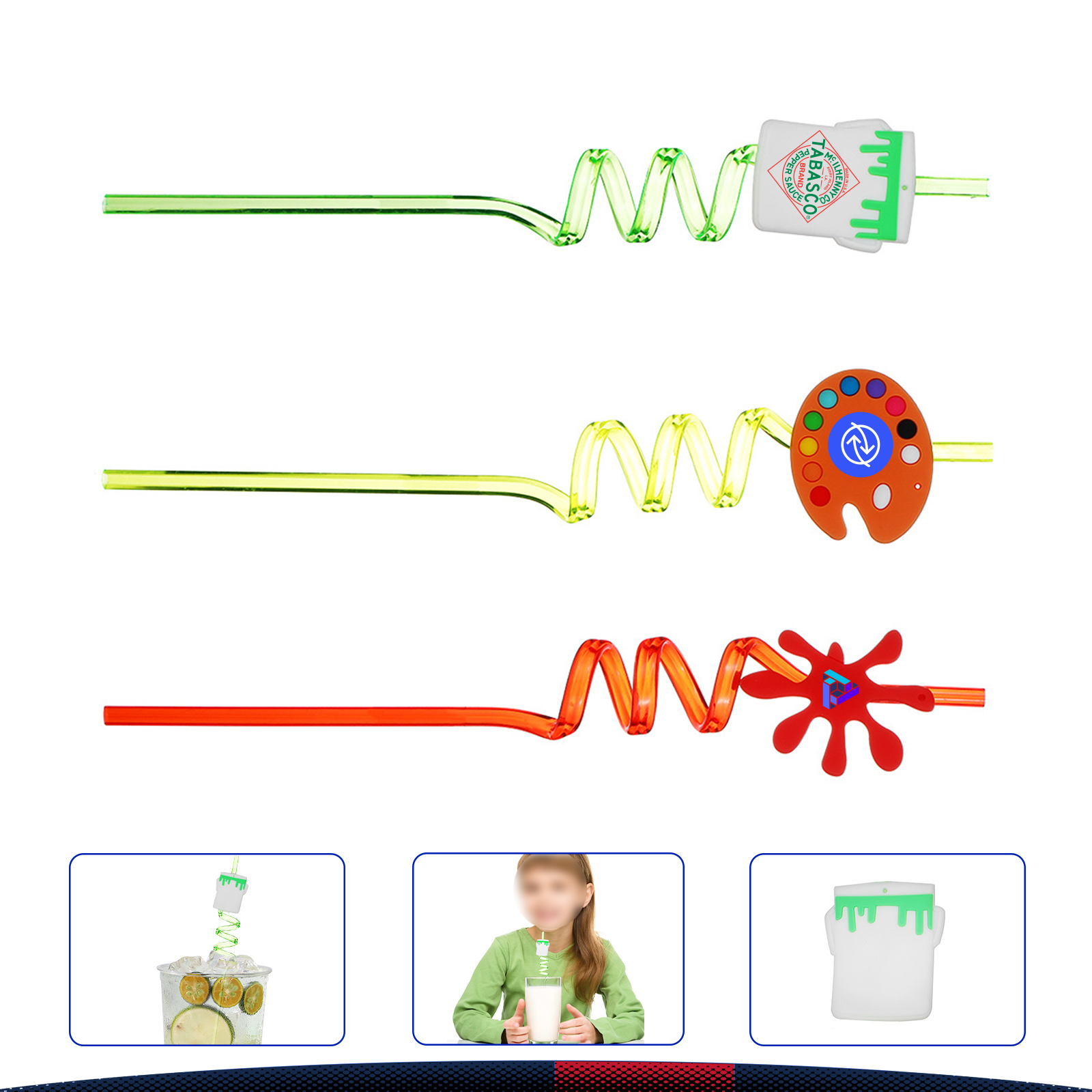 Artist Spiral Straw 4