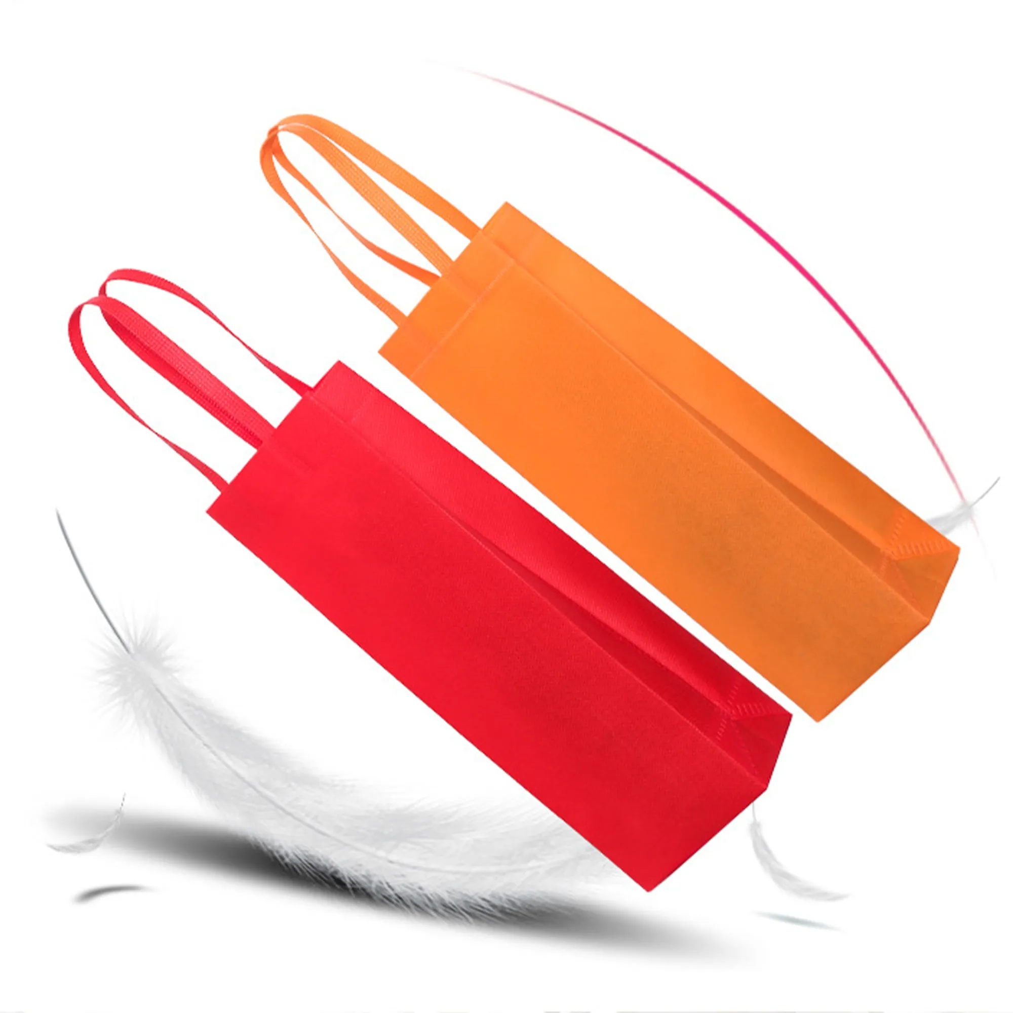 Reusable Non Woven Wine Bottle Gift Bag 6