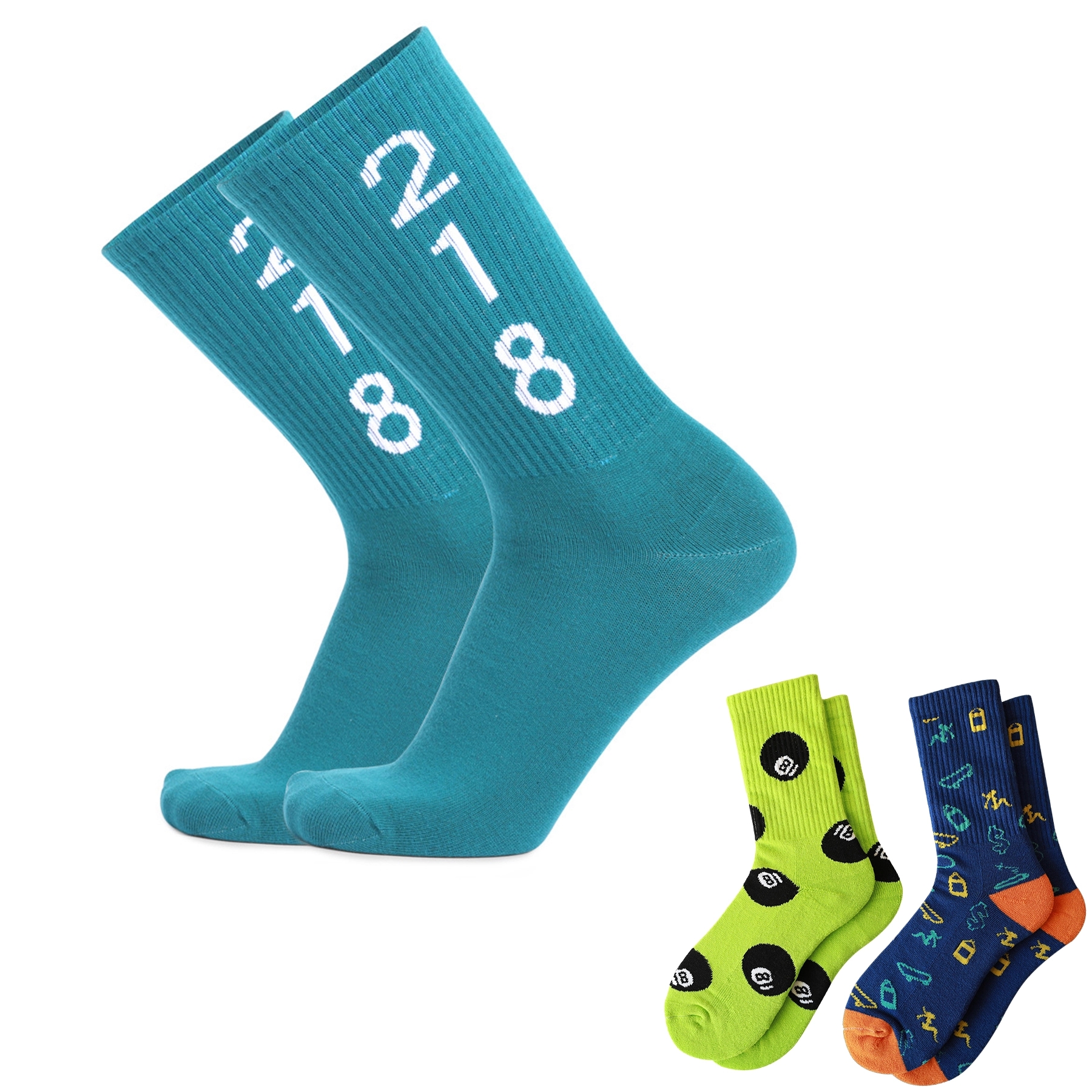 Custom Cotton Jacquard Knit Ankle Socks MOQ100 4