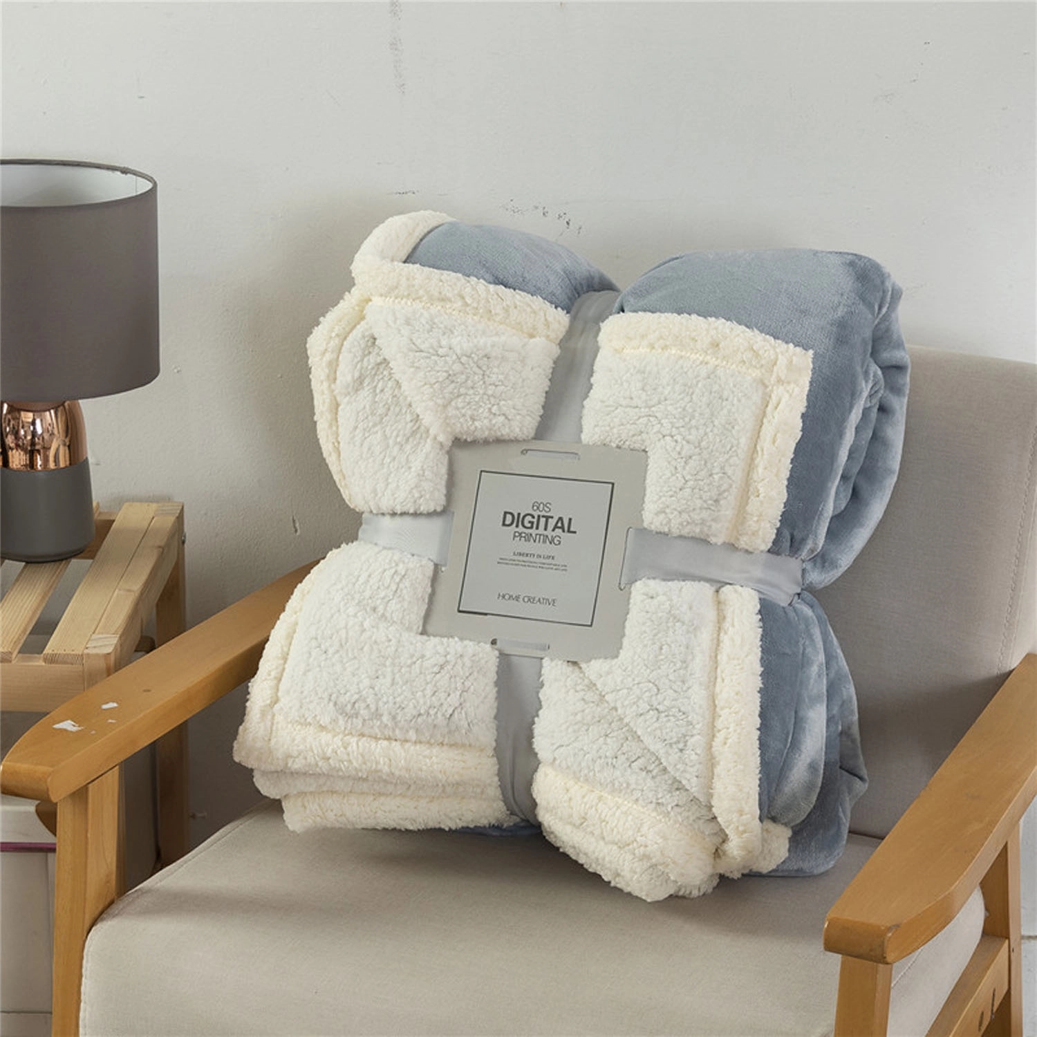 Thick Fuzzy Warm Soft Sherpa Fleece Throw Blanket 11