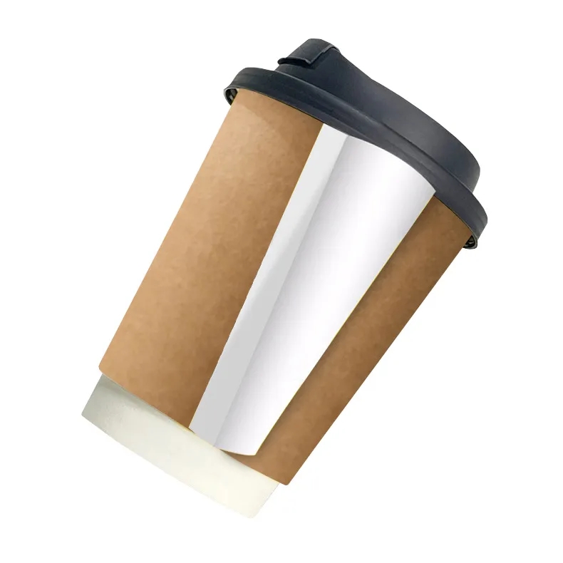 10oz Kraft Paper Double-Layer Disposable Cup 5