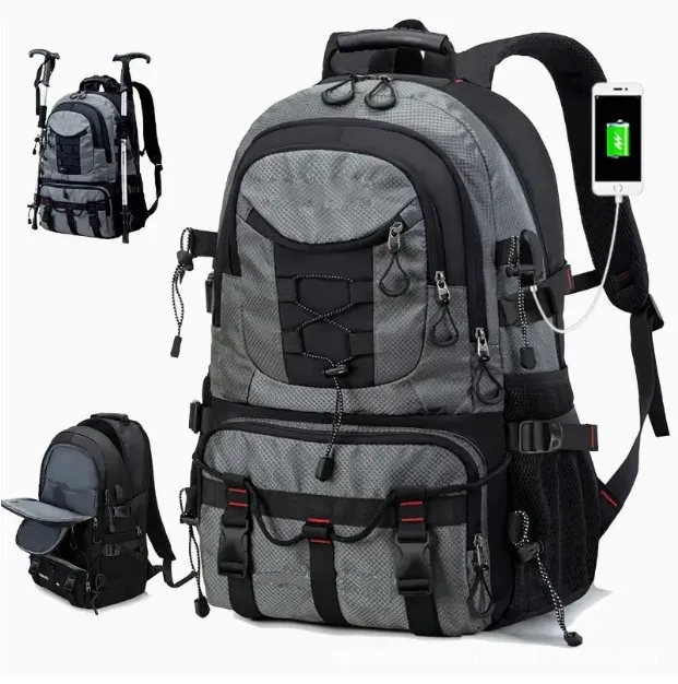 20"L x 13"W x 7"W Large Capacity Travel Backpack 7