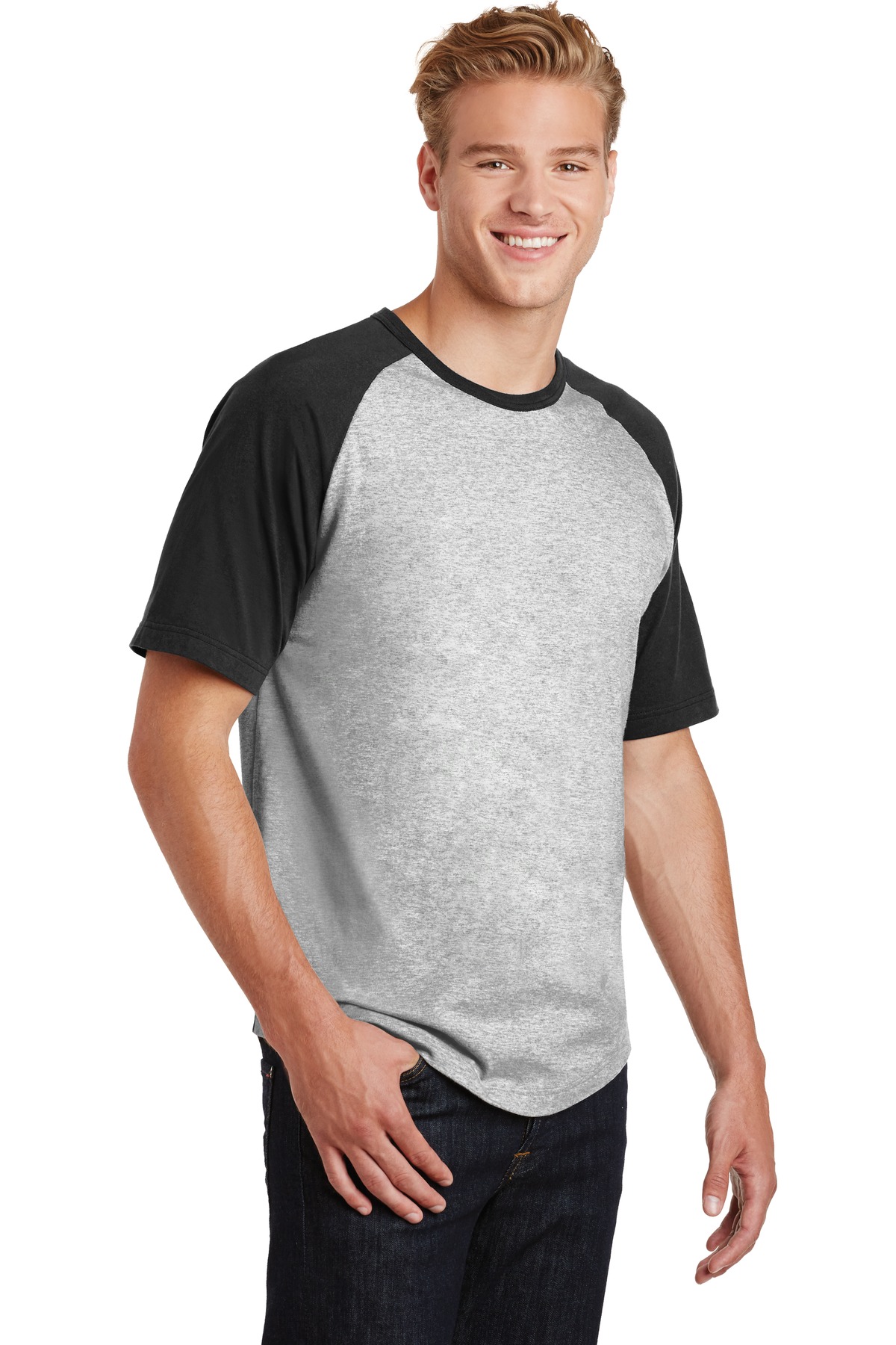 Short Sleeve Colorblock Raglan Jersey