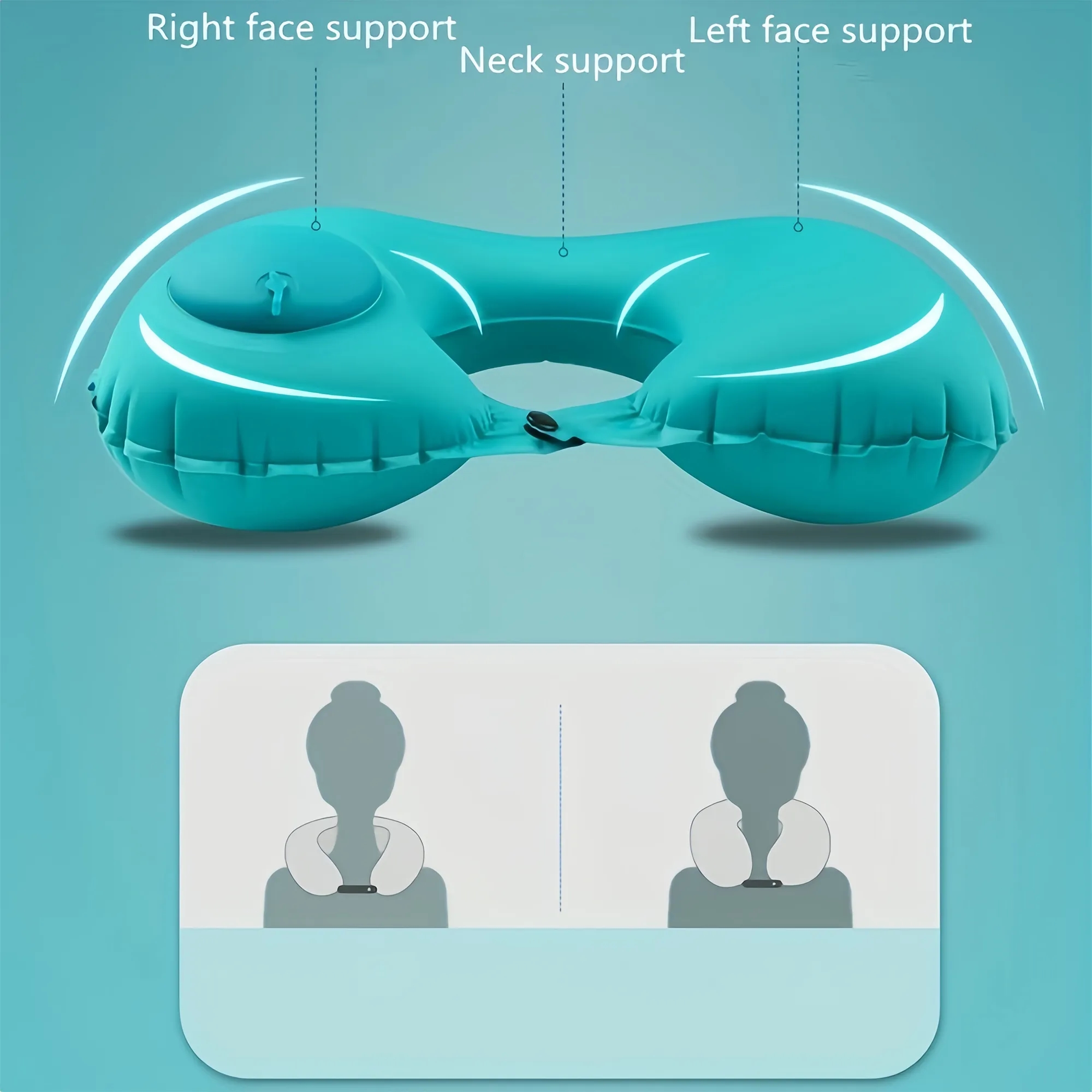 Portable Pressurized Inflatable Pillow 7