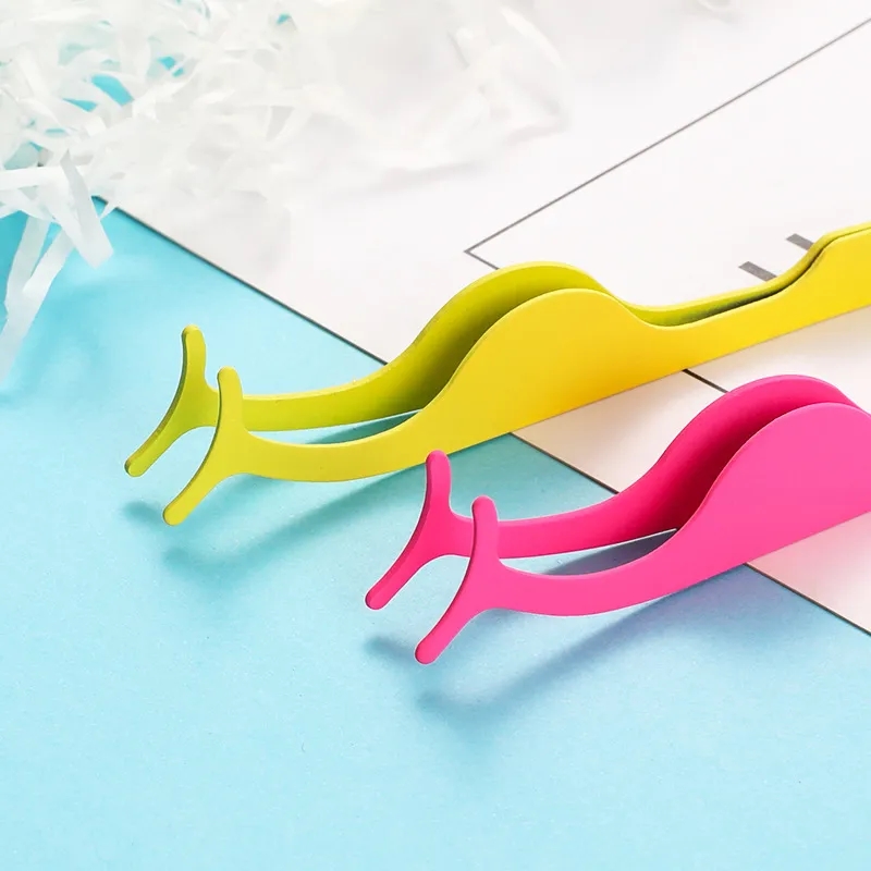 Stainless Steel Eyelash Tweezers 5