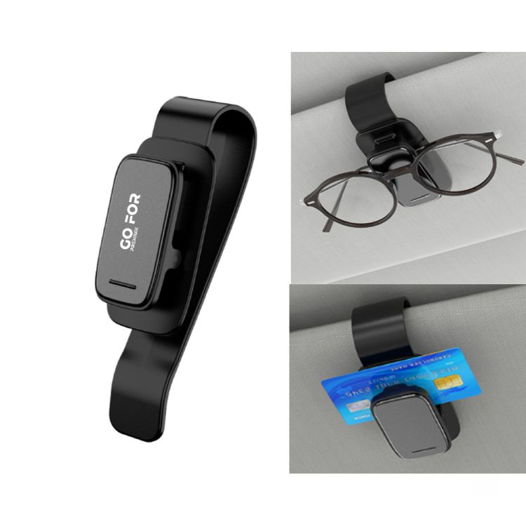 One-Handed-Operation Sunglasses Holder for Car 2