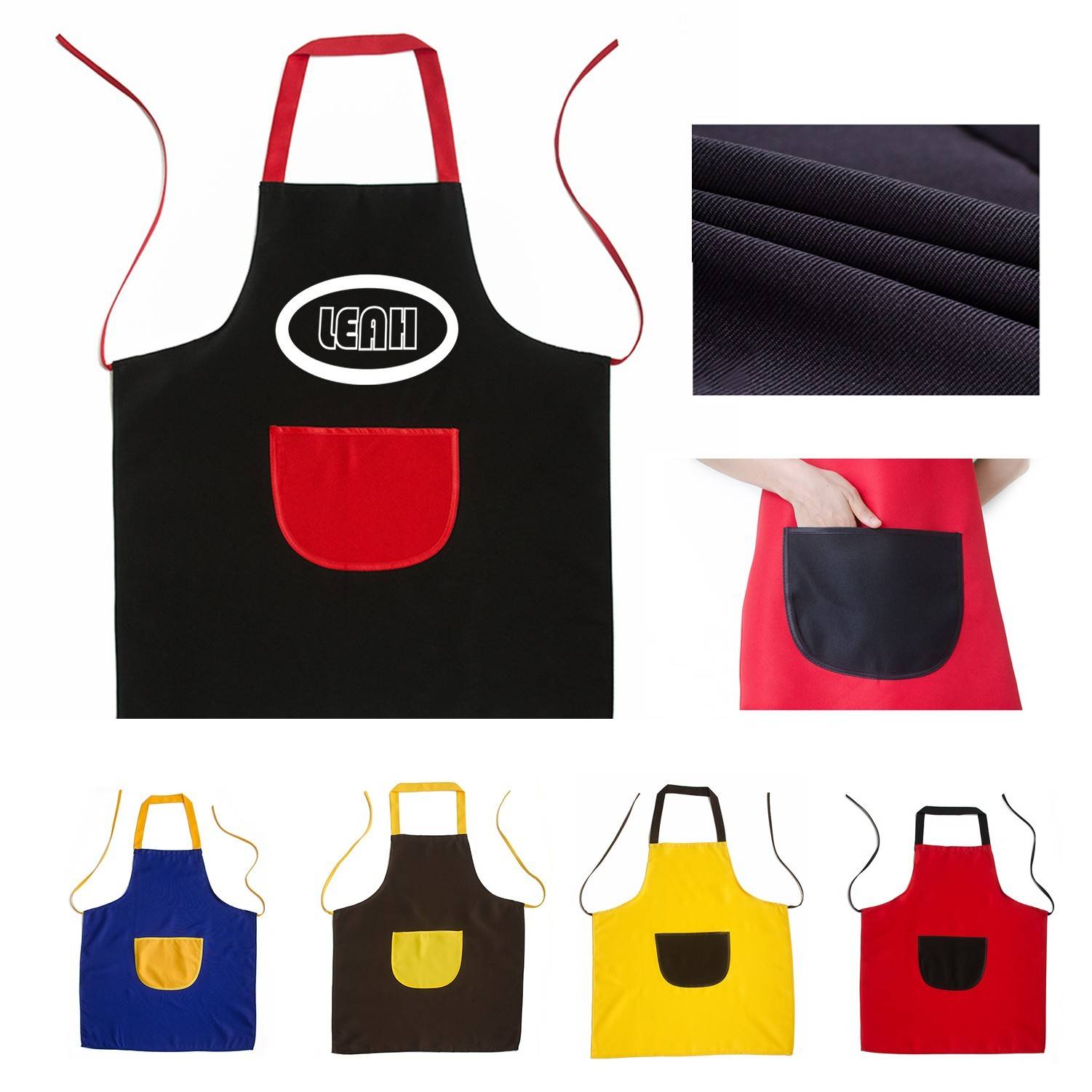 Daily Polyester Kitchen Apron for Cooking? Restaurant?Painting. 3