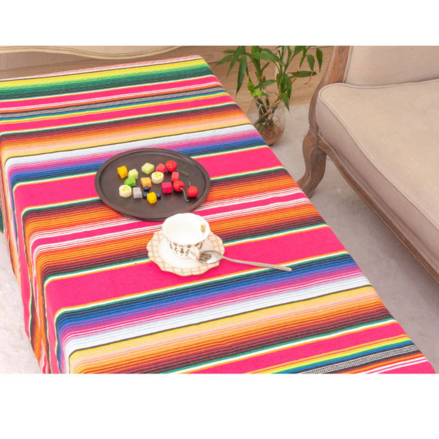 Iridescent Mexican style Custom tablecloths/blankets 3