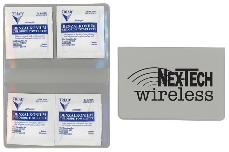 Hand Sanitizer BZK Towelette Kit 14