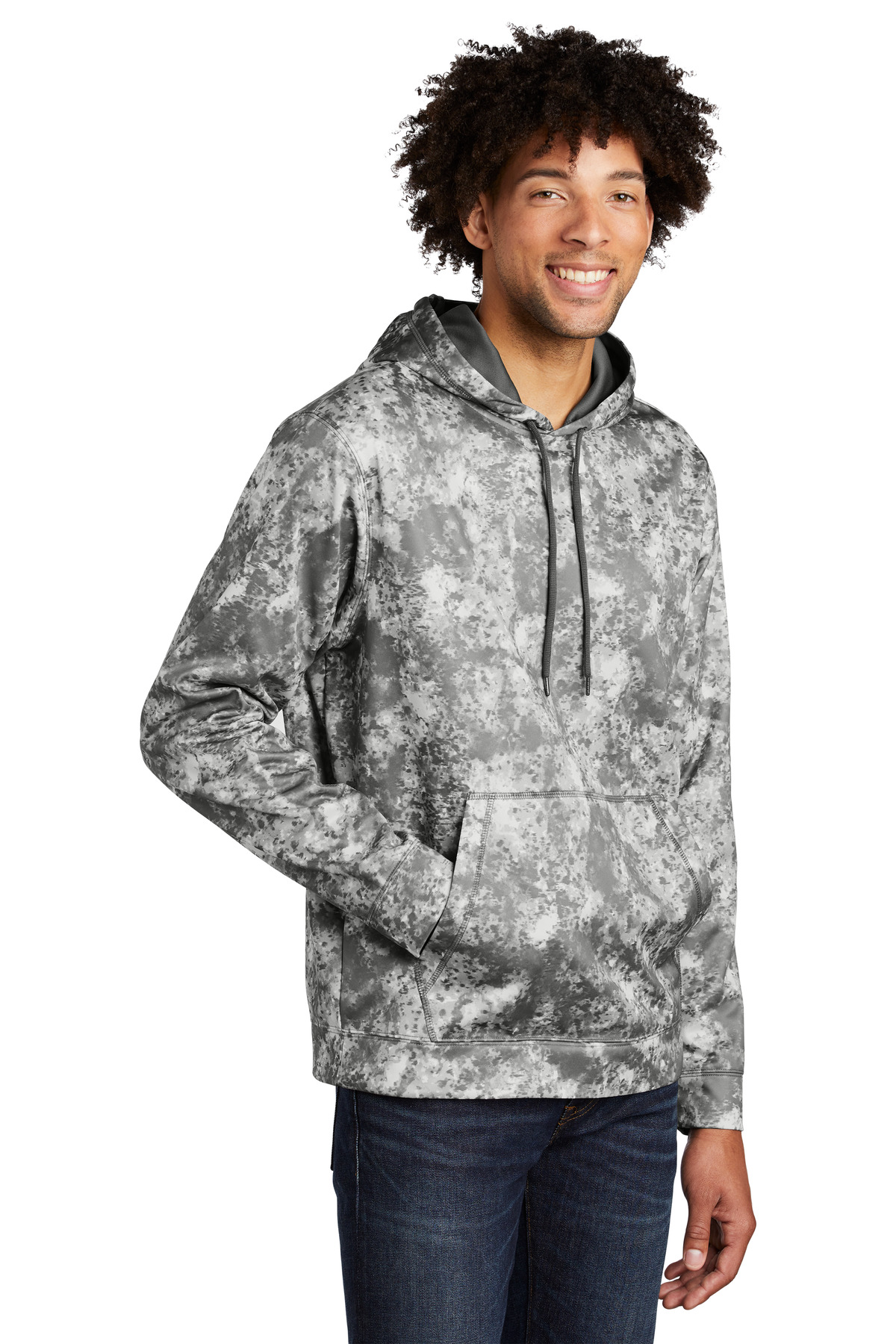 Sport-Tek Sport-Wick Mineral Freeze Fleece Hooded Pullover. ST230 10