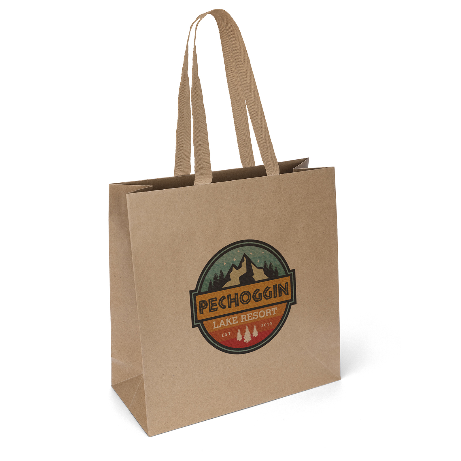Tuscan™- Eco Kraft-Brown Laminated Eurotote - Dynamic Color 1
