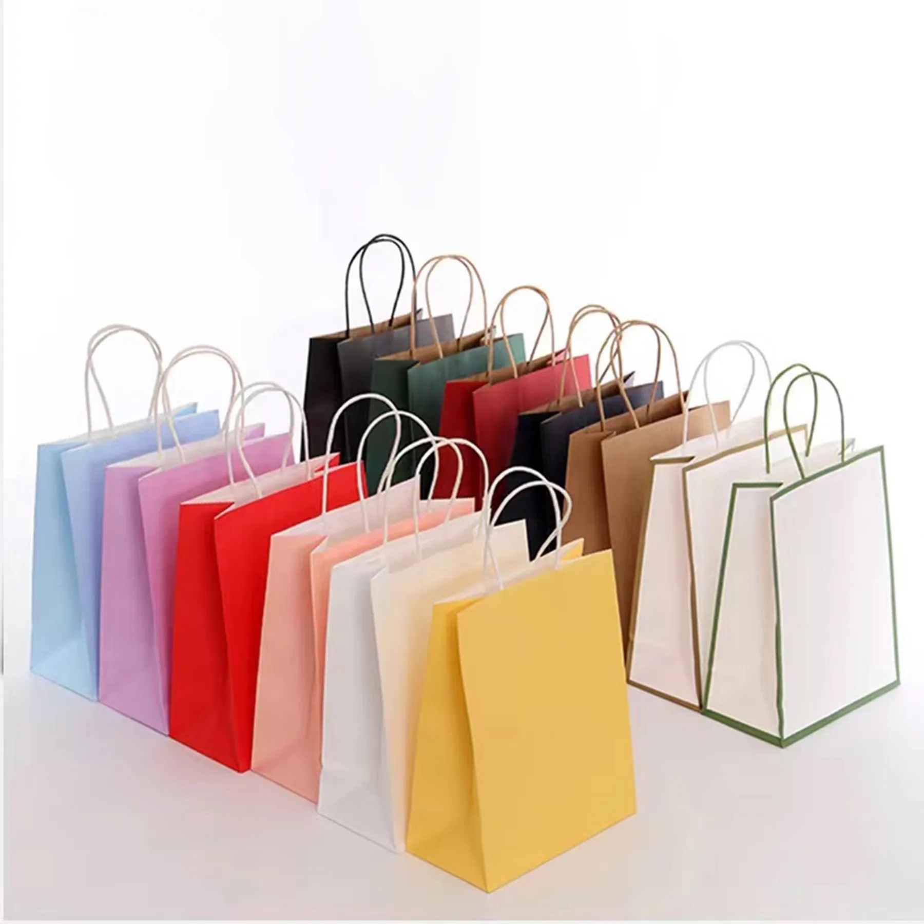 Colorful Paper Bags with Handles 1