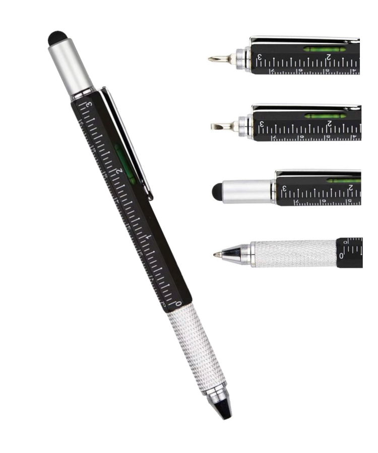 Union Printed - 7-in-1 Tool Kit Stylus Metal Twist Pen 12