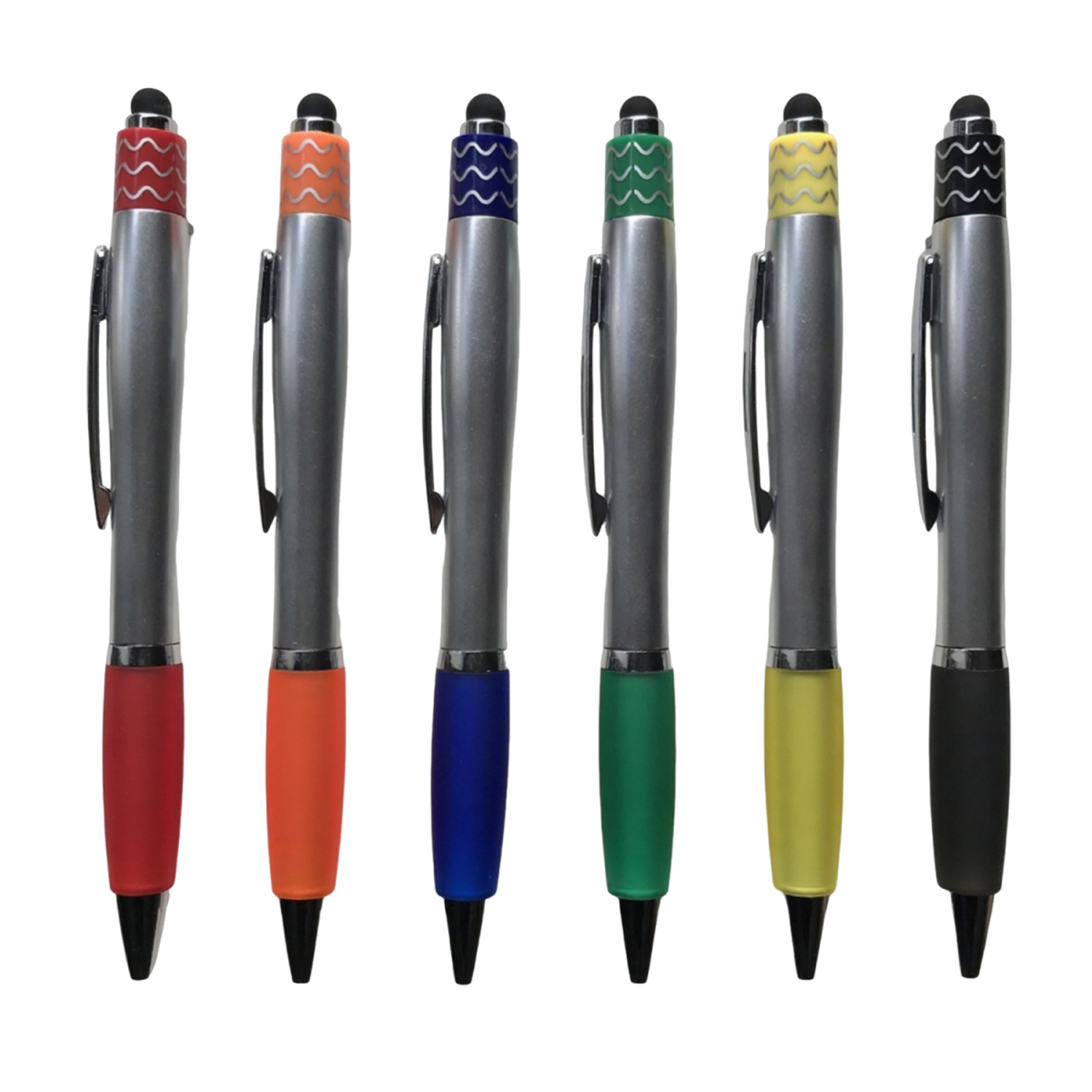 Twist Action Ballpoint Pen w/ Stylus 6