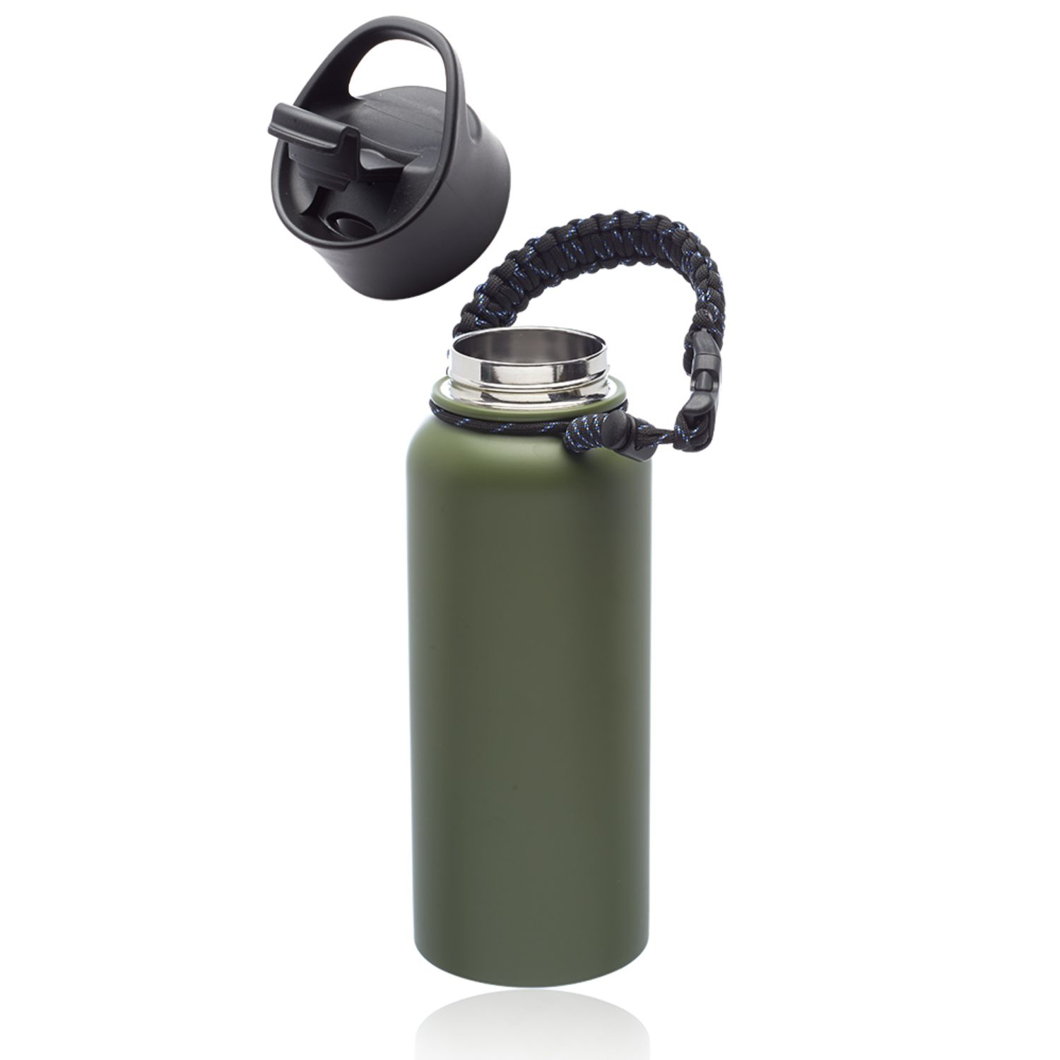 34 oz. Vulcan Stainless Steel Water Bottles w/ Carrying Strap 1