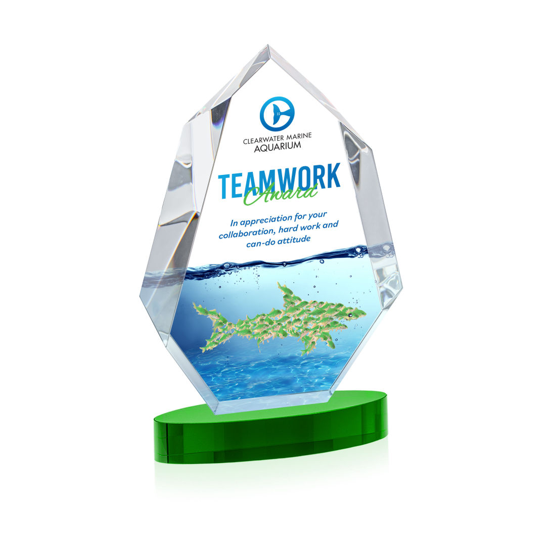 Norwood VividPrint™ Award on Alberton Base - Green 6