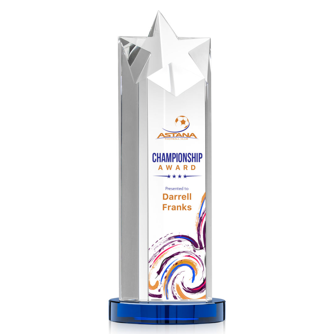 Berkeley VividPrint™ Award on Condor Base - Blue 19