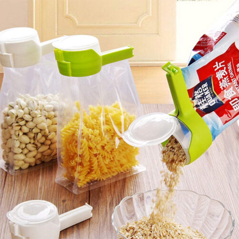 Multifunctional Seal Pour Food Storage Bag Clip 5