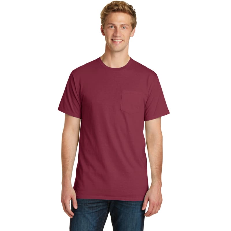 Port & Company Beach Wash Garment-Dyed Pocket Tee. 26