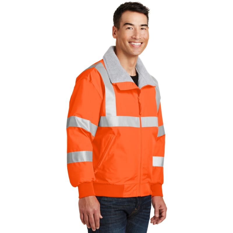 Port Authority Enhanced Visibility Challenger Jacket With Reflective Taping. 2