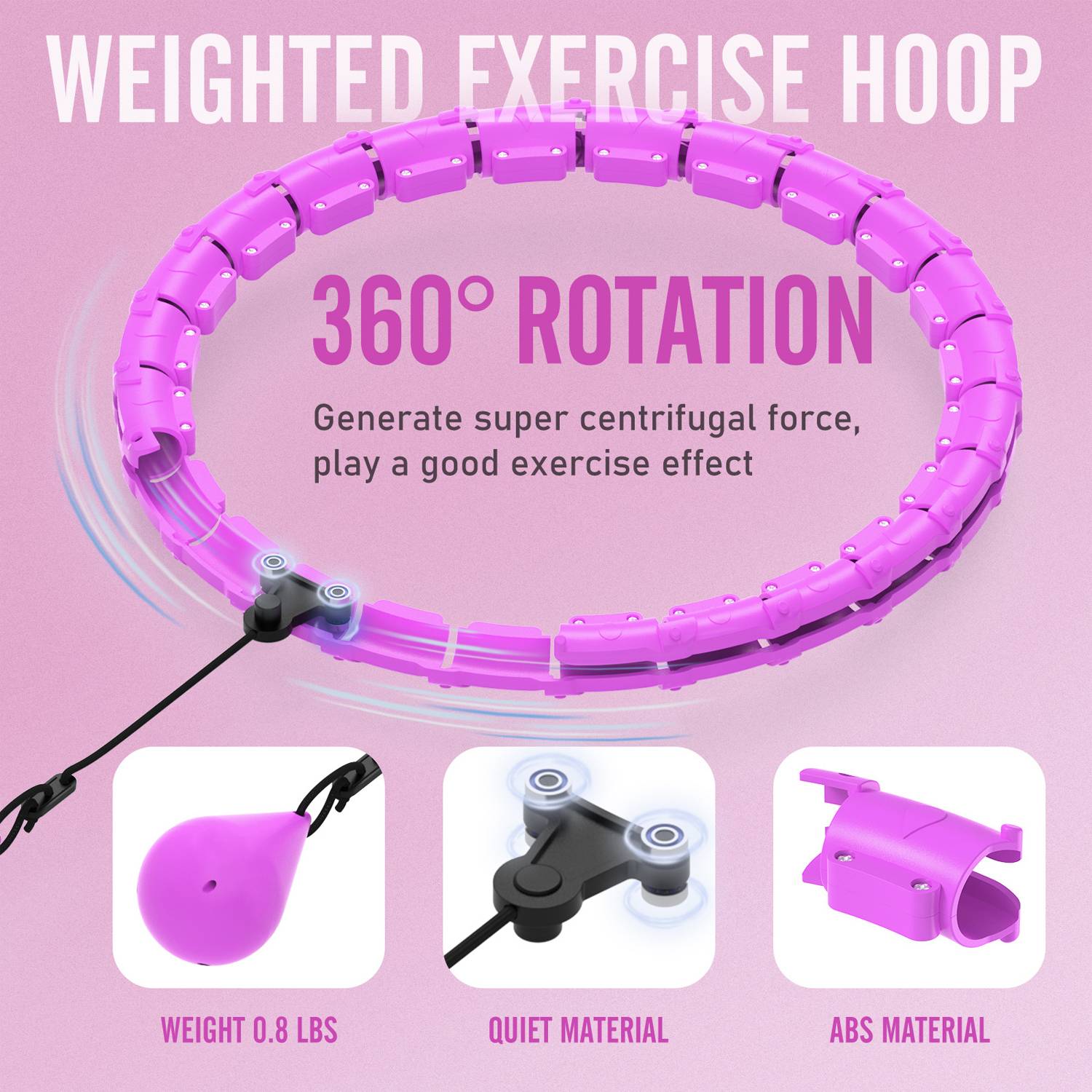 Detachable Home Fitness Hula Hoop 10