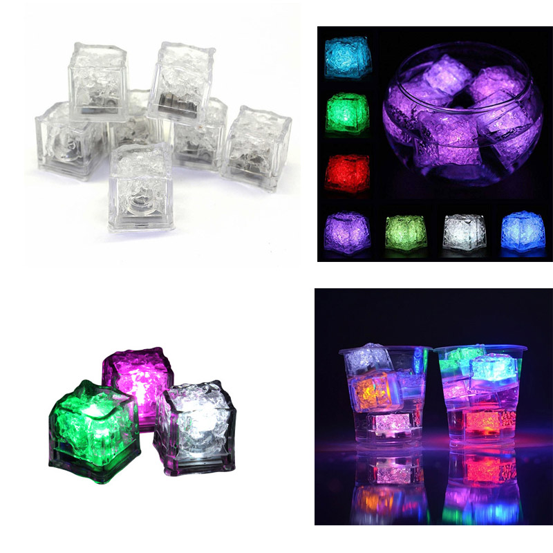 Flashing LED Light Up Ice Cube 2