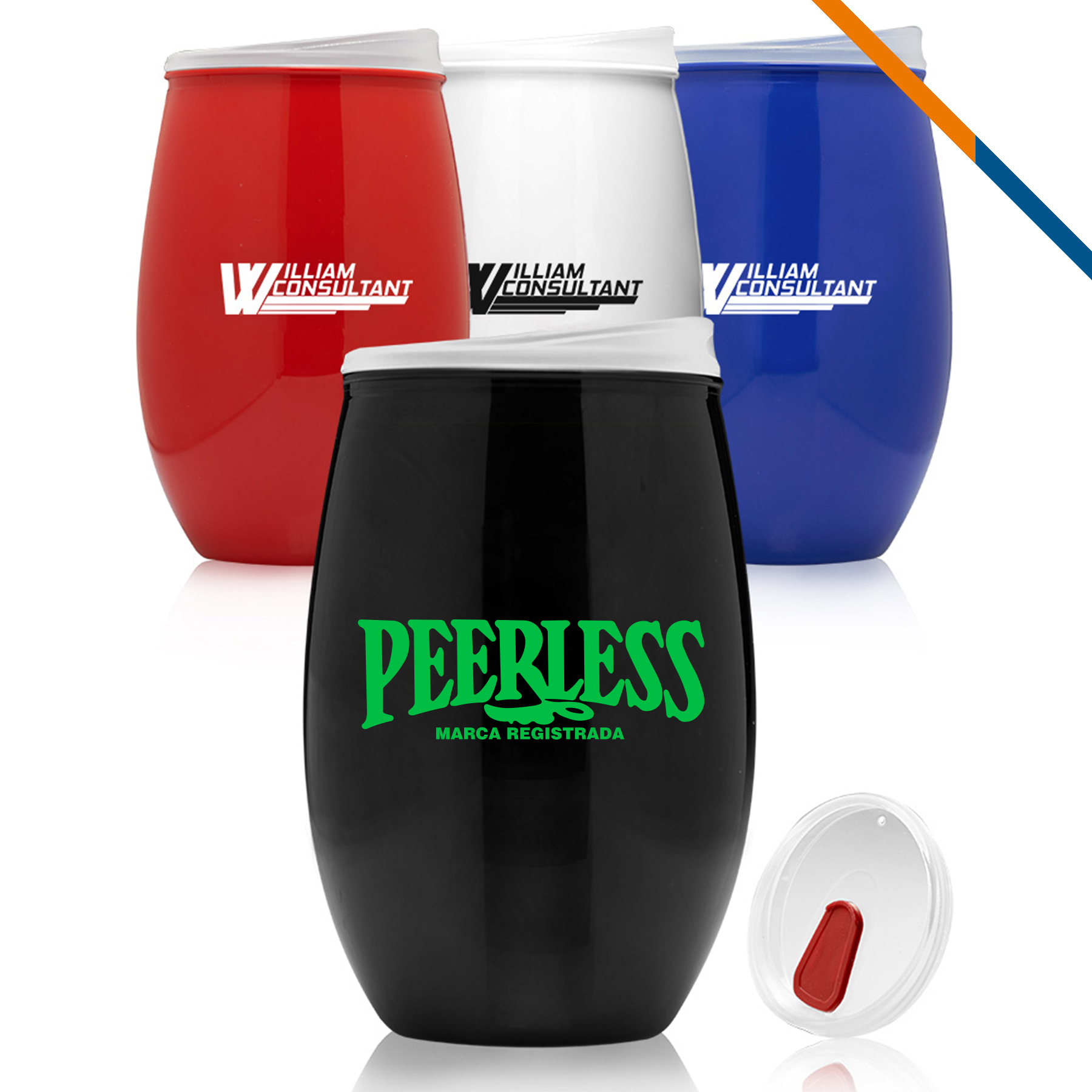 Egbert Stemless Wine Tumbler - 16 OZ. 7