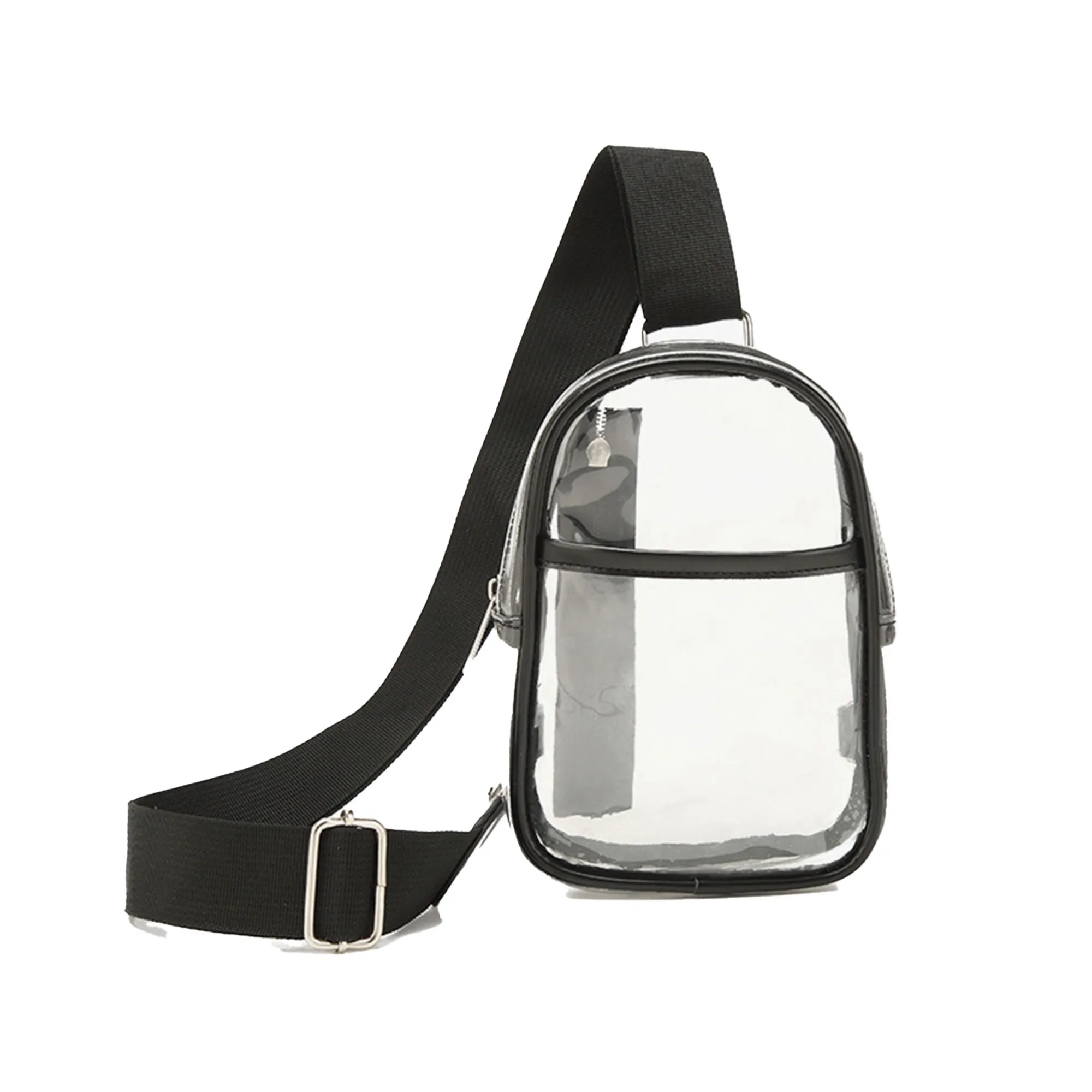 MOQ 30 PVC Transparent Crossbody Chest Bag One Shoulder 6