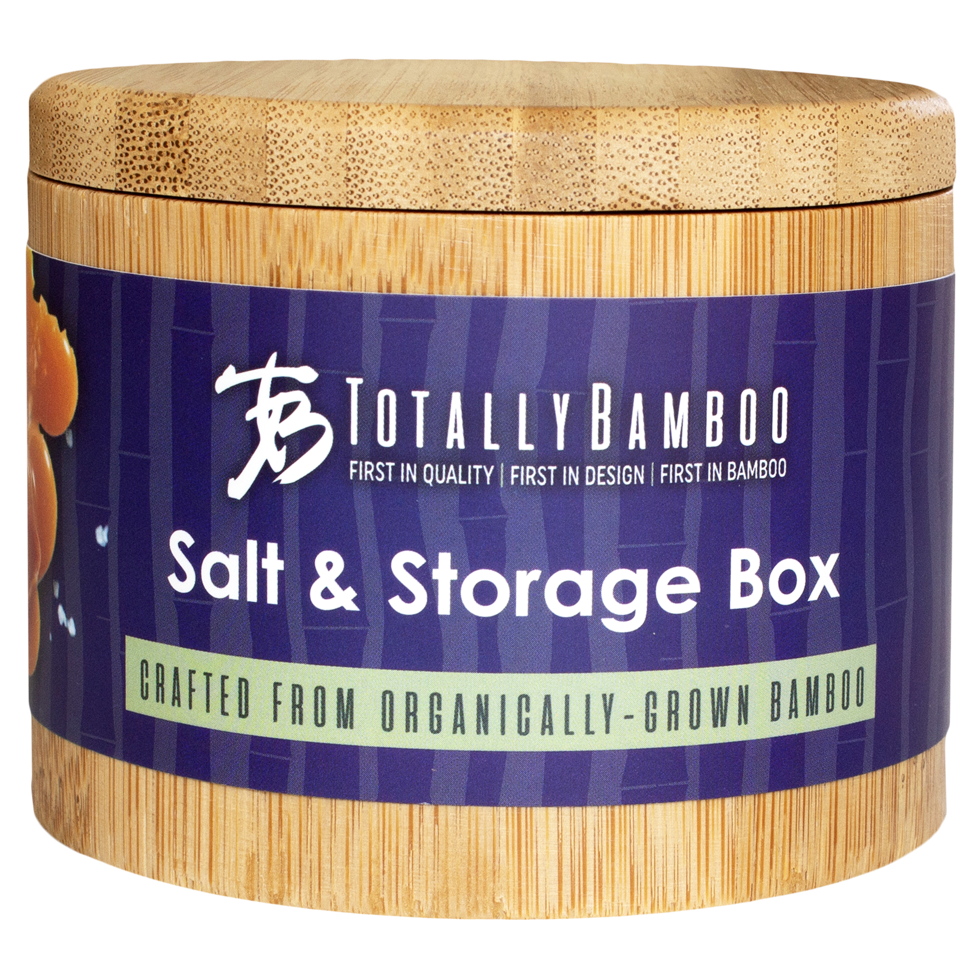 Round Salt Box with Magnetic Swivel Lid 13