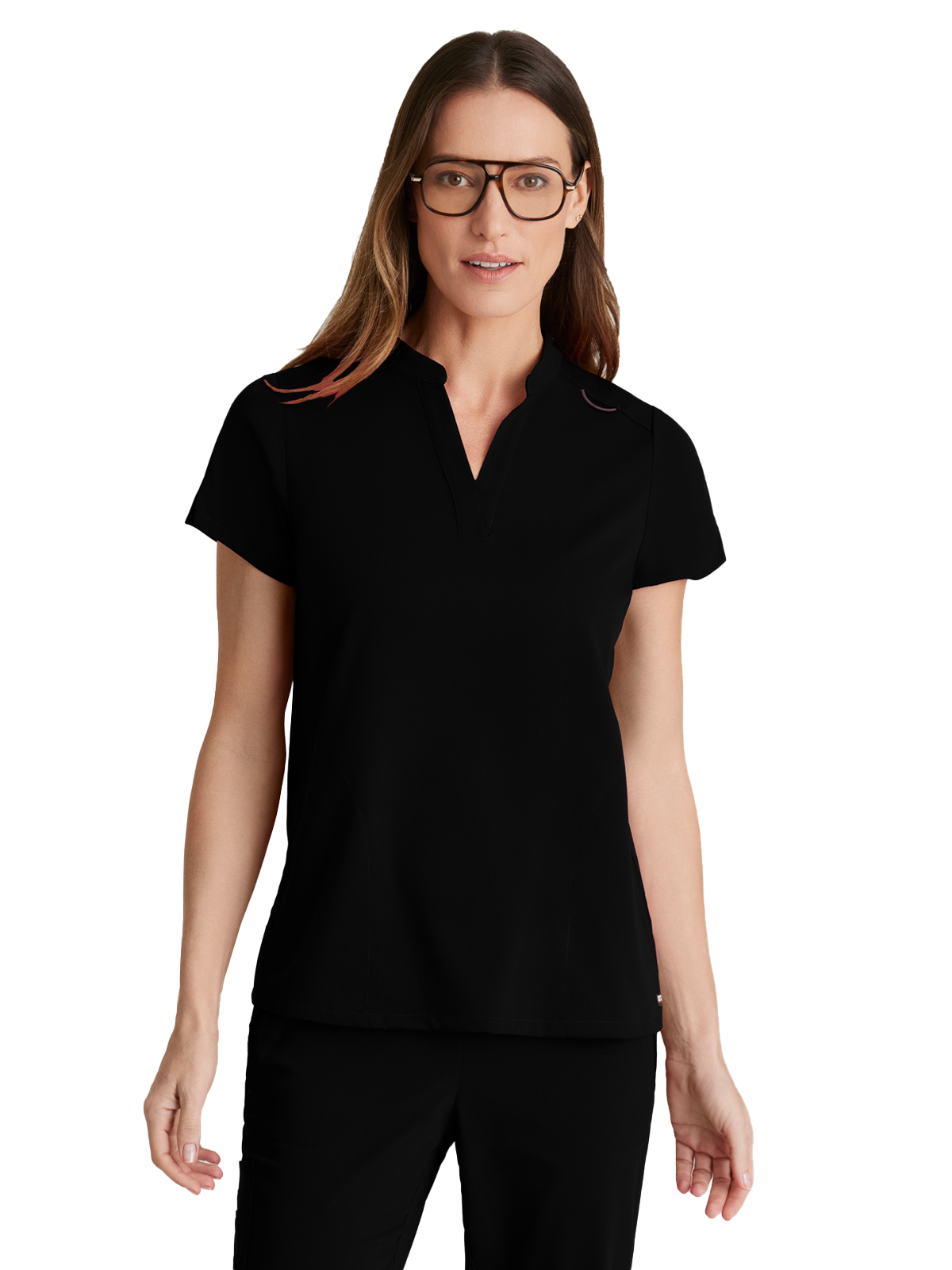 Grey's Anatomy Spandex Stretch - Women's Two-Pocket Avery Scrub Top 18