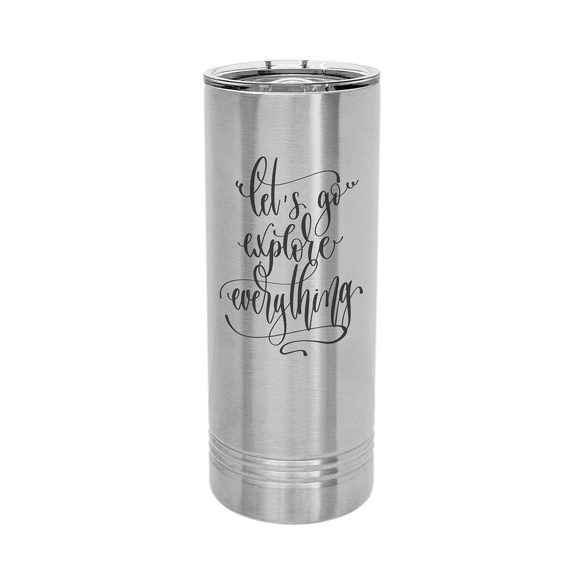 Polar Camel 22oz Stainless Steel Skinny Tumbler w/ Sliding Lid 48