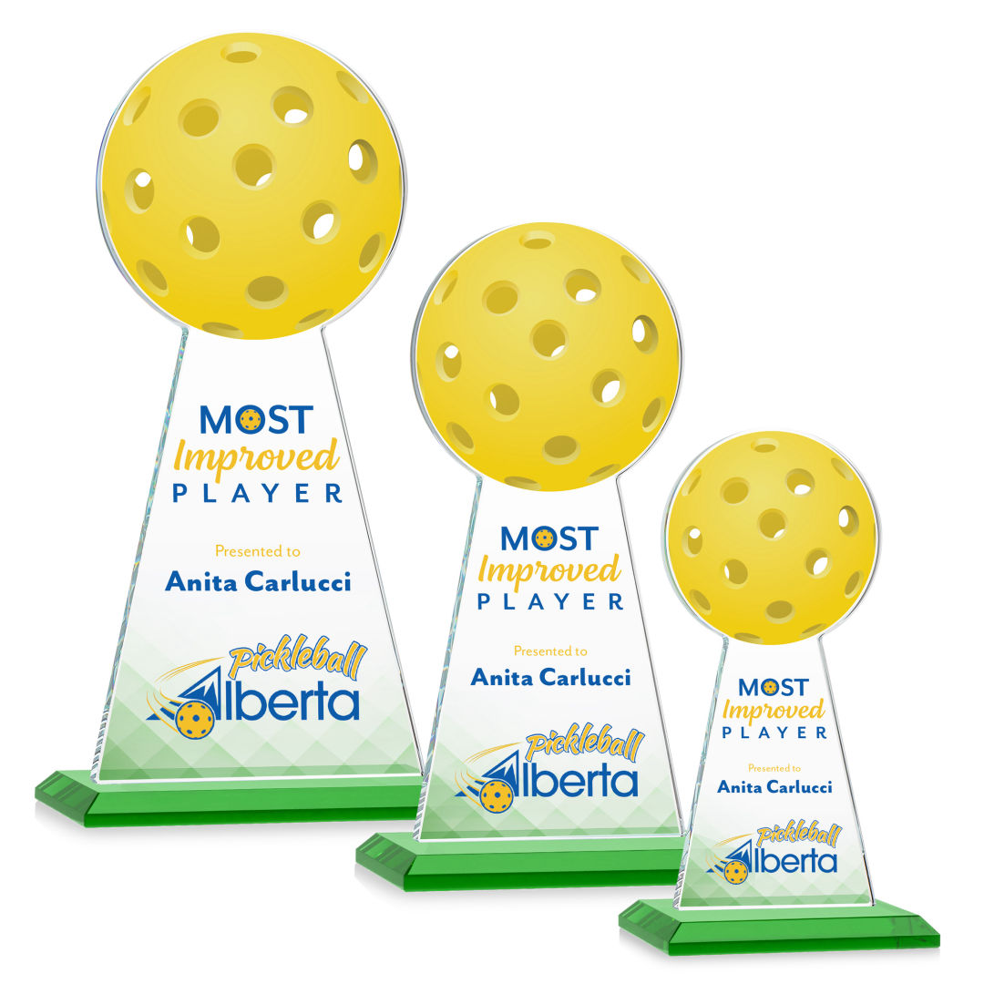 Edenwood Pickleball VividPrint™ Award - Green 2