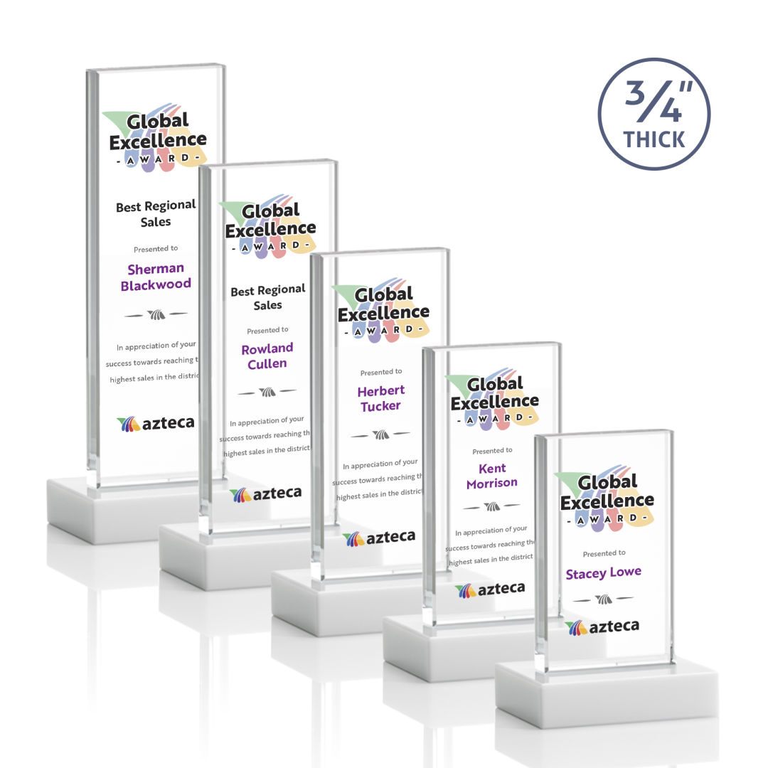 Holmes VividPrint™ Award - White 3
