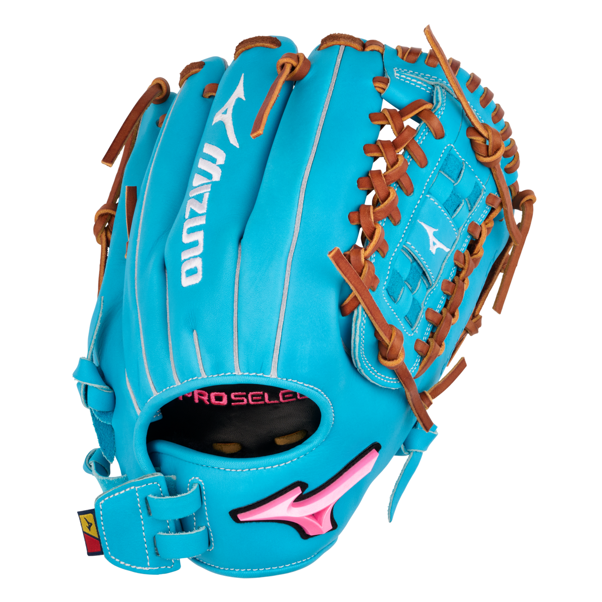 GPSF-13D Pro Select FP, Premium Infielder Fastpitch Glove, 12", Deep Pocket, Tartan Shock Web, Sky  2
