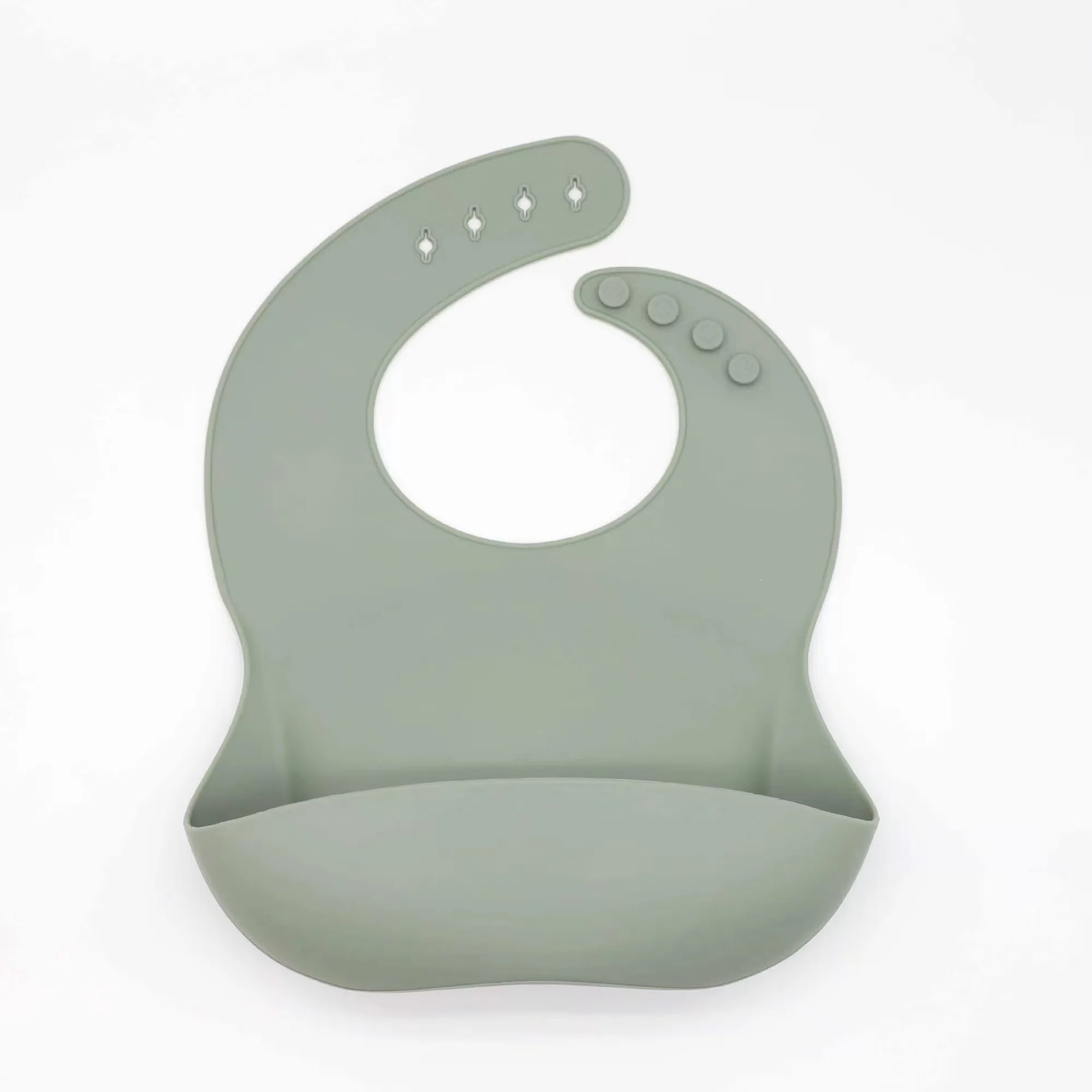 Waterproof Silicone Easily Wipes Clean Baby Bib Customize 18