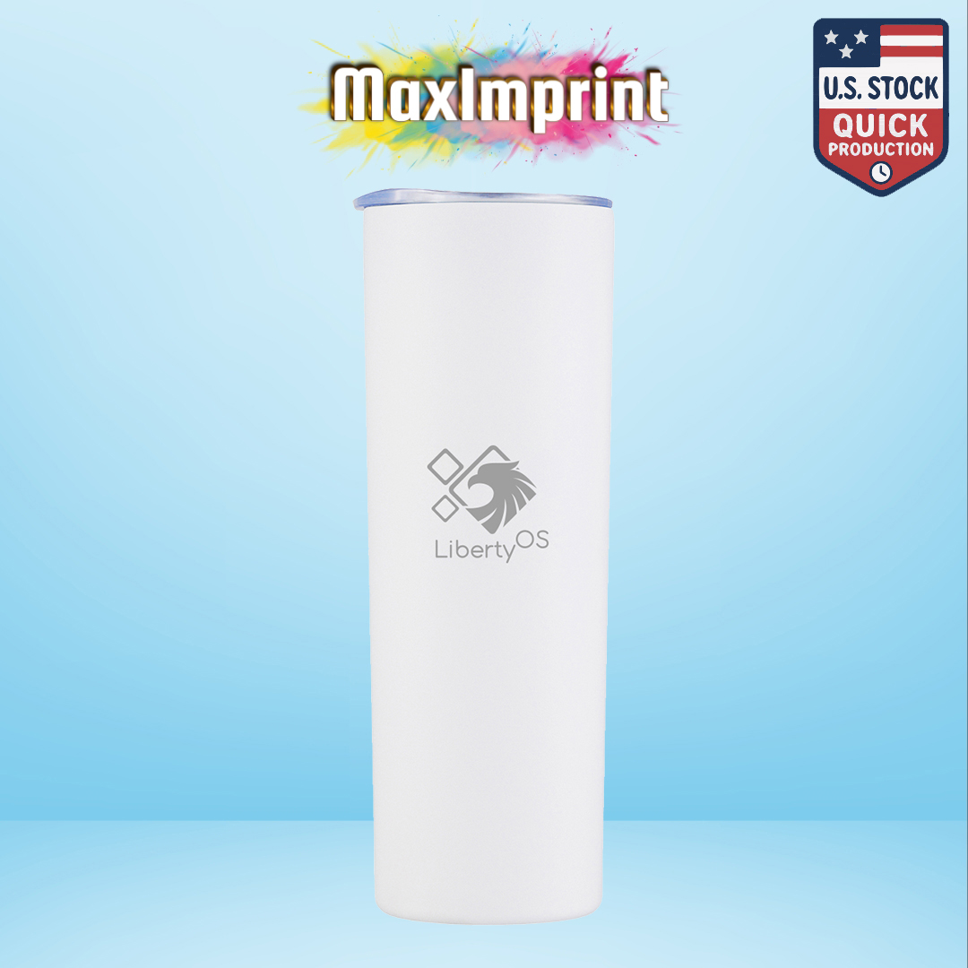 20oz Skinny Stainless Steel Tumbler Full Wrap Printing Included 7