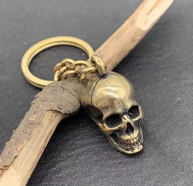 Simulated Skull Keychain 7