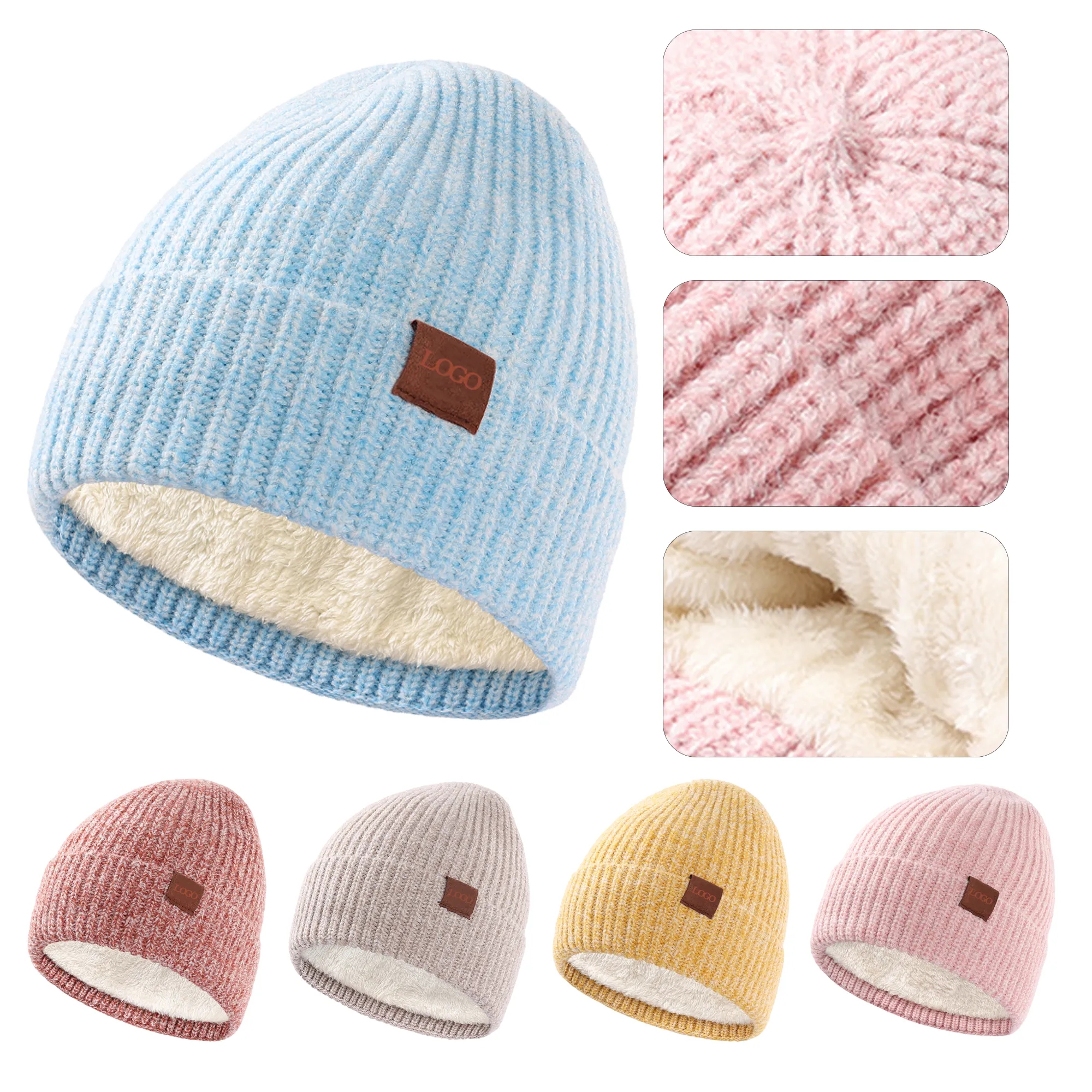 Women's Knitted Hats In Autumn And Winter 10