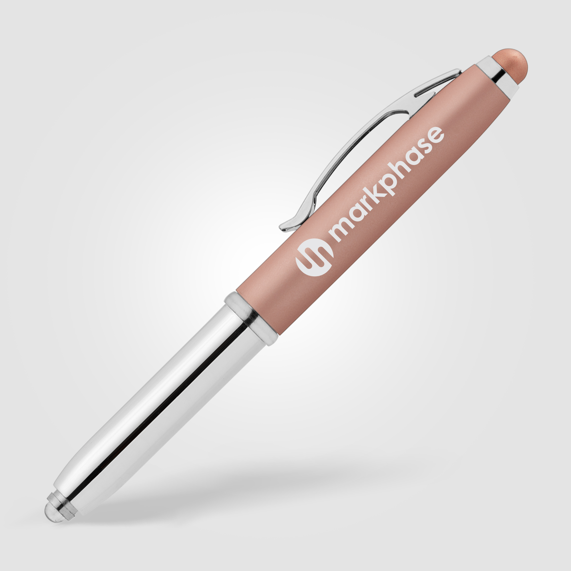 Vivano Softy Metallic Pen w/ LED Light and Stylus 23